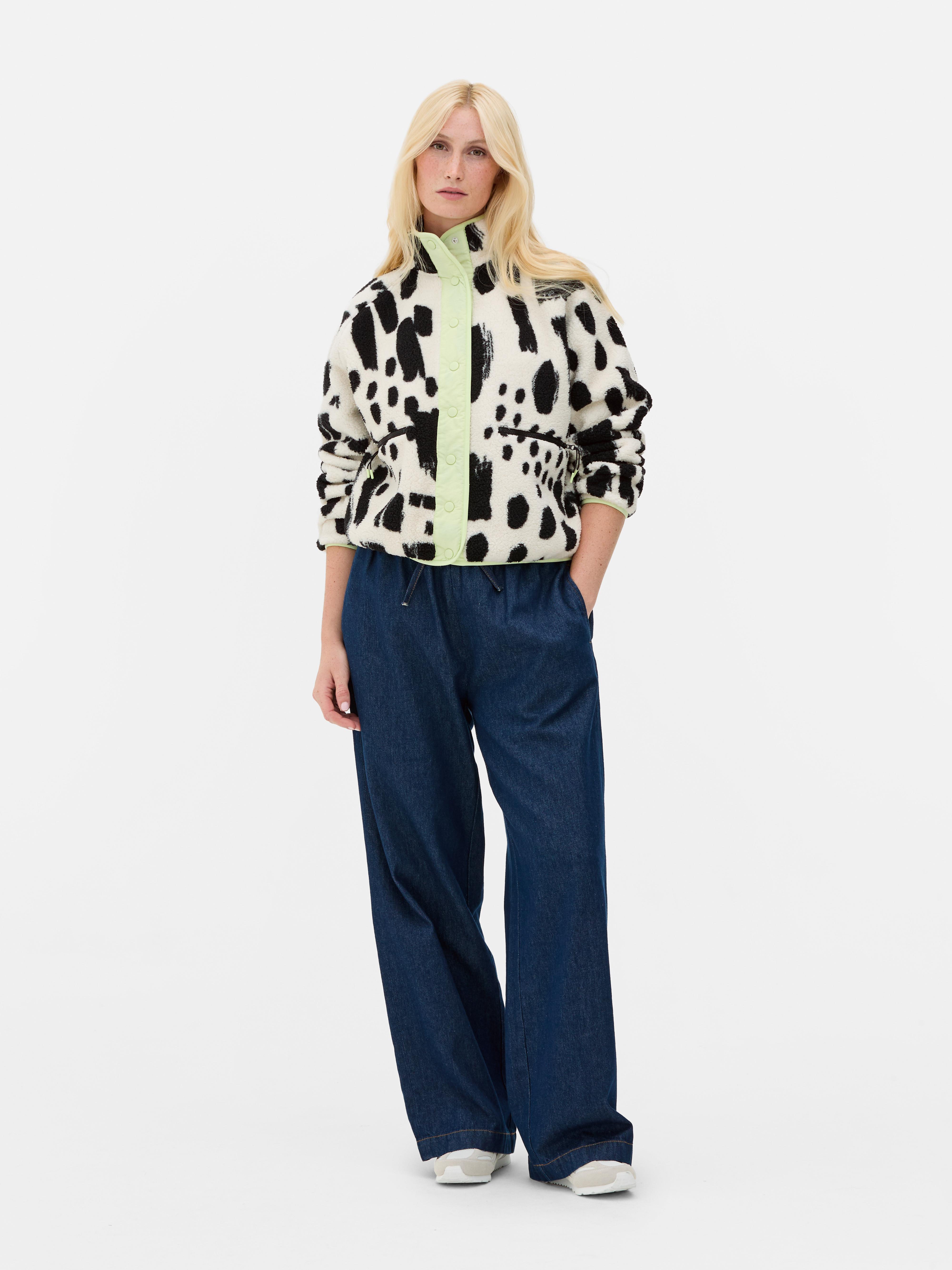 Printed Popper Borg Fleece