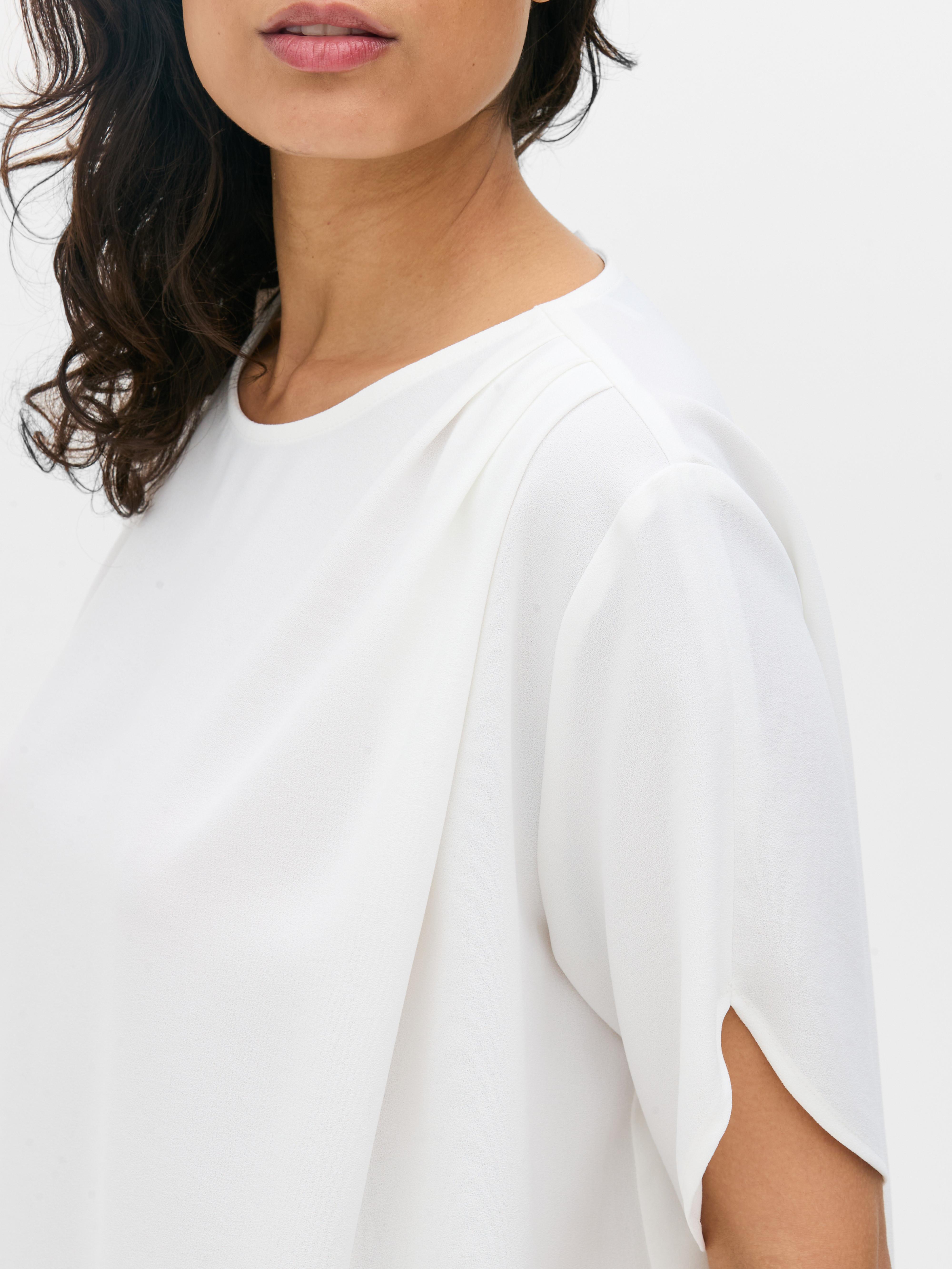 Blusa con maniche a pipistrello Bianco Donna Primark