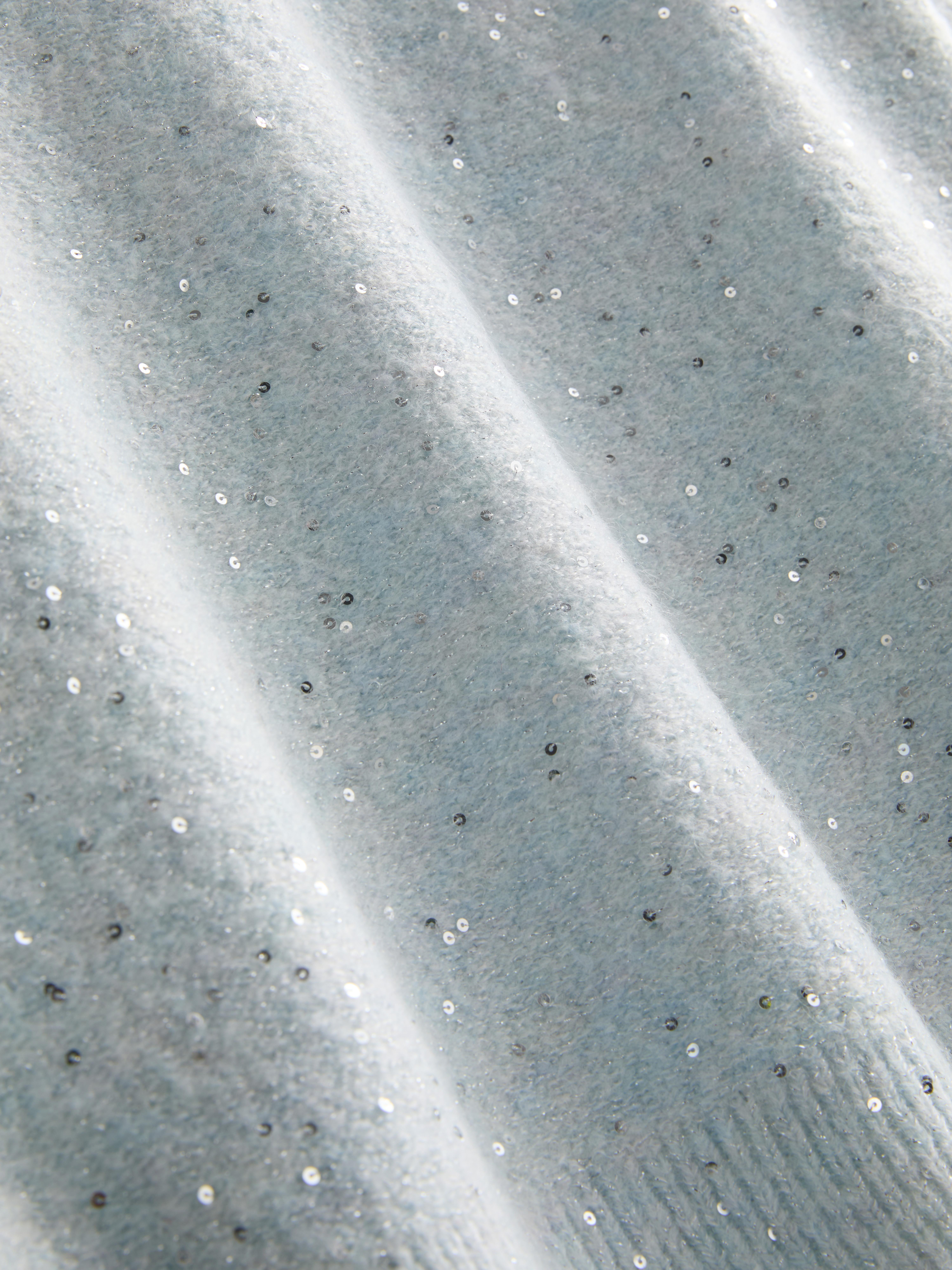 Embroidered Bardot Jumper