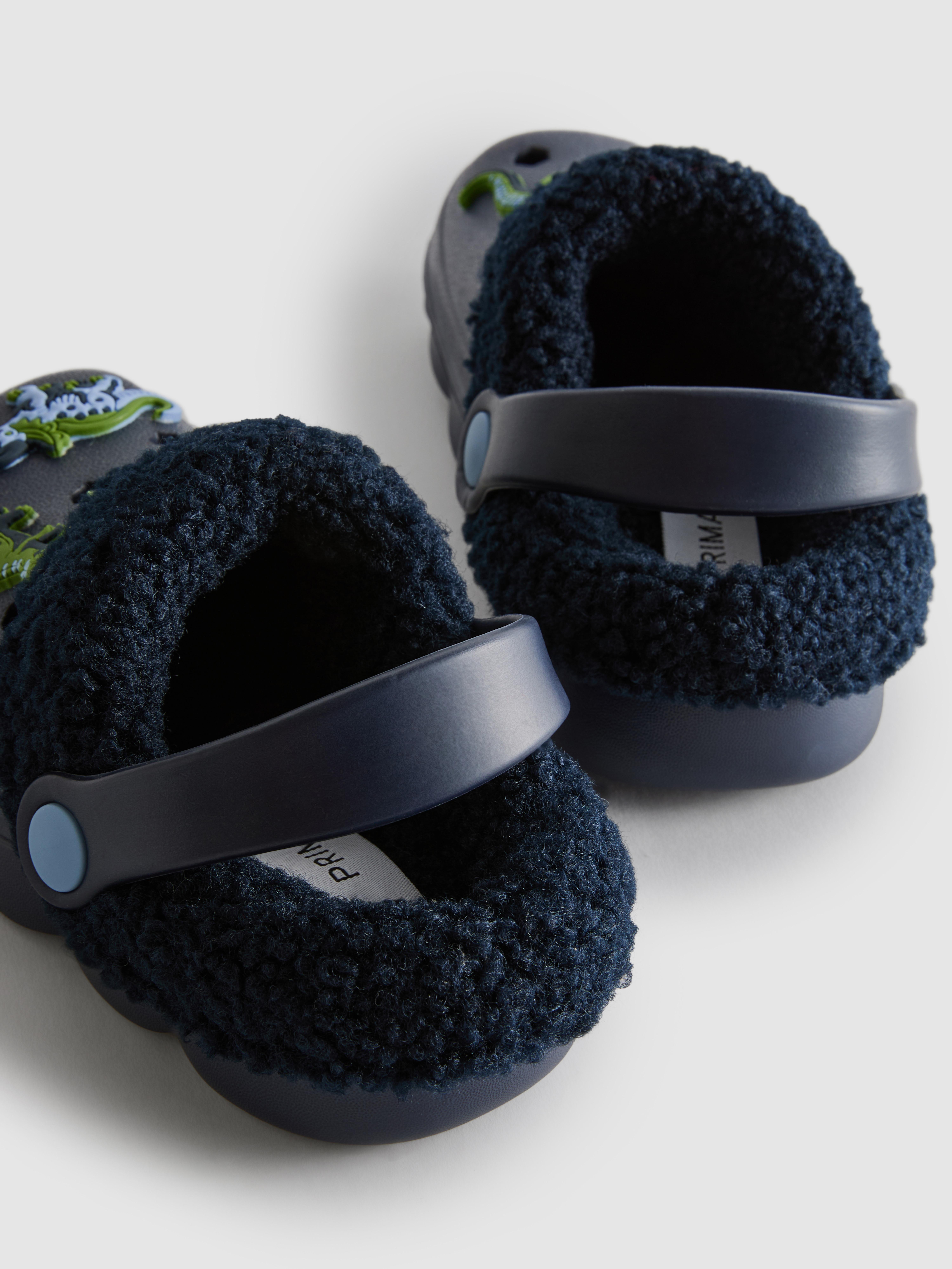 Dinosaur Faux Flug Clog Slippers