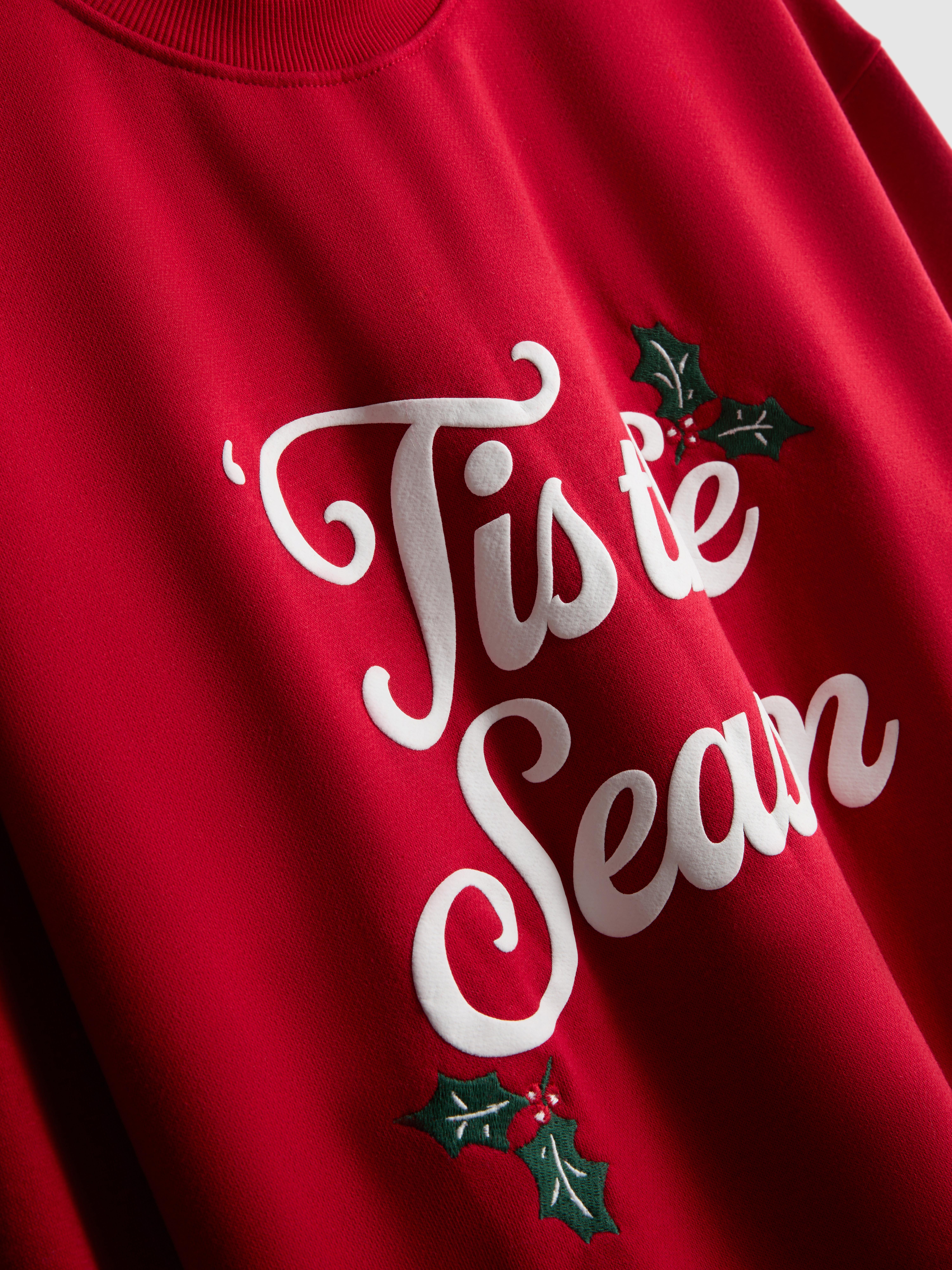 Sudadera navideña en mezcla de algodón