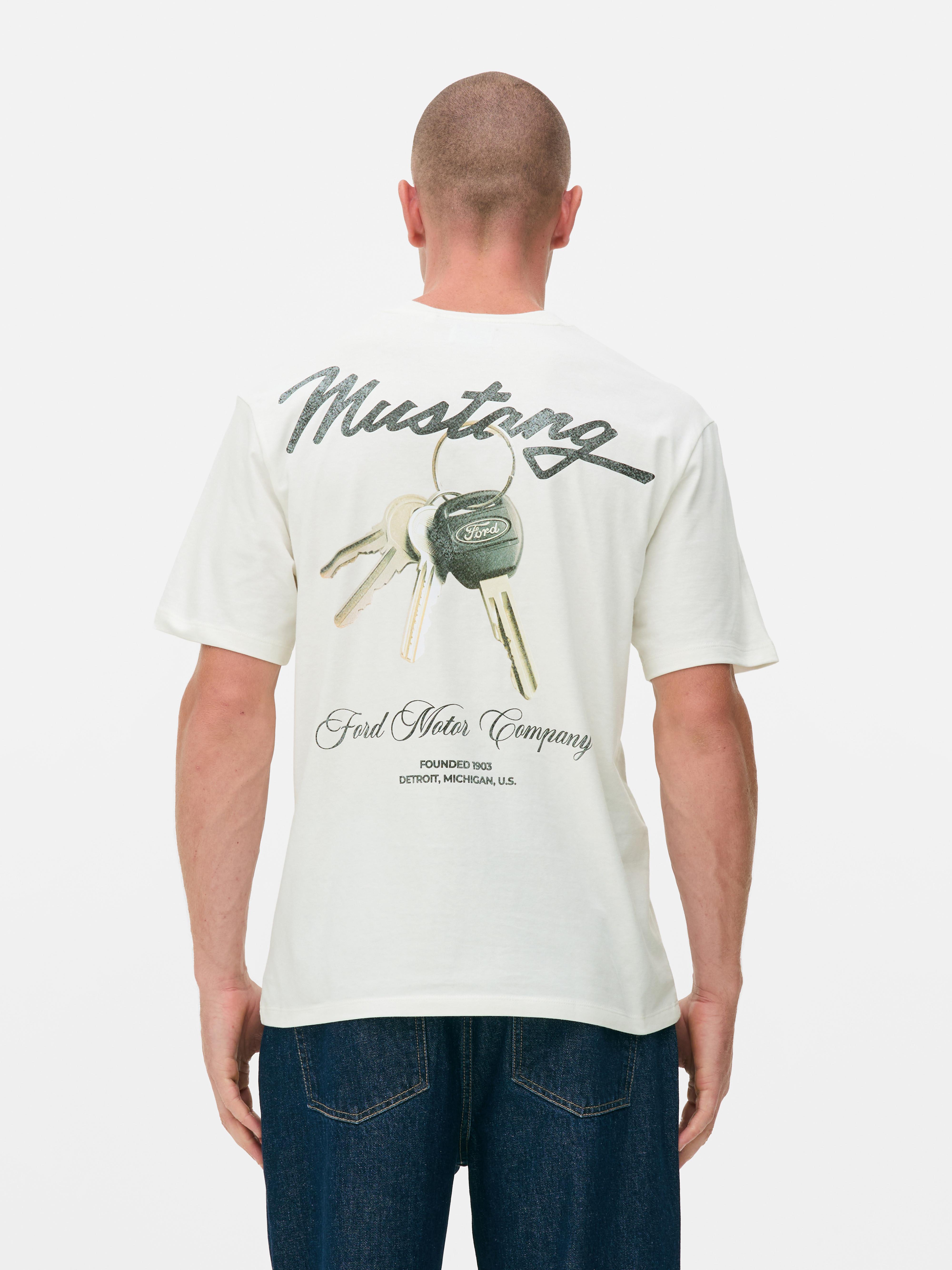 Camiseta con logo de Mustang