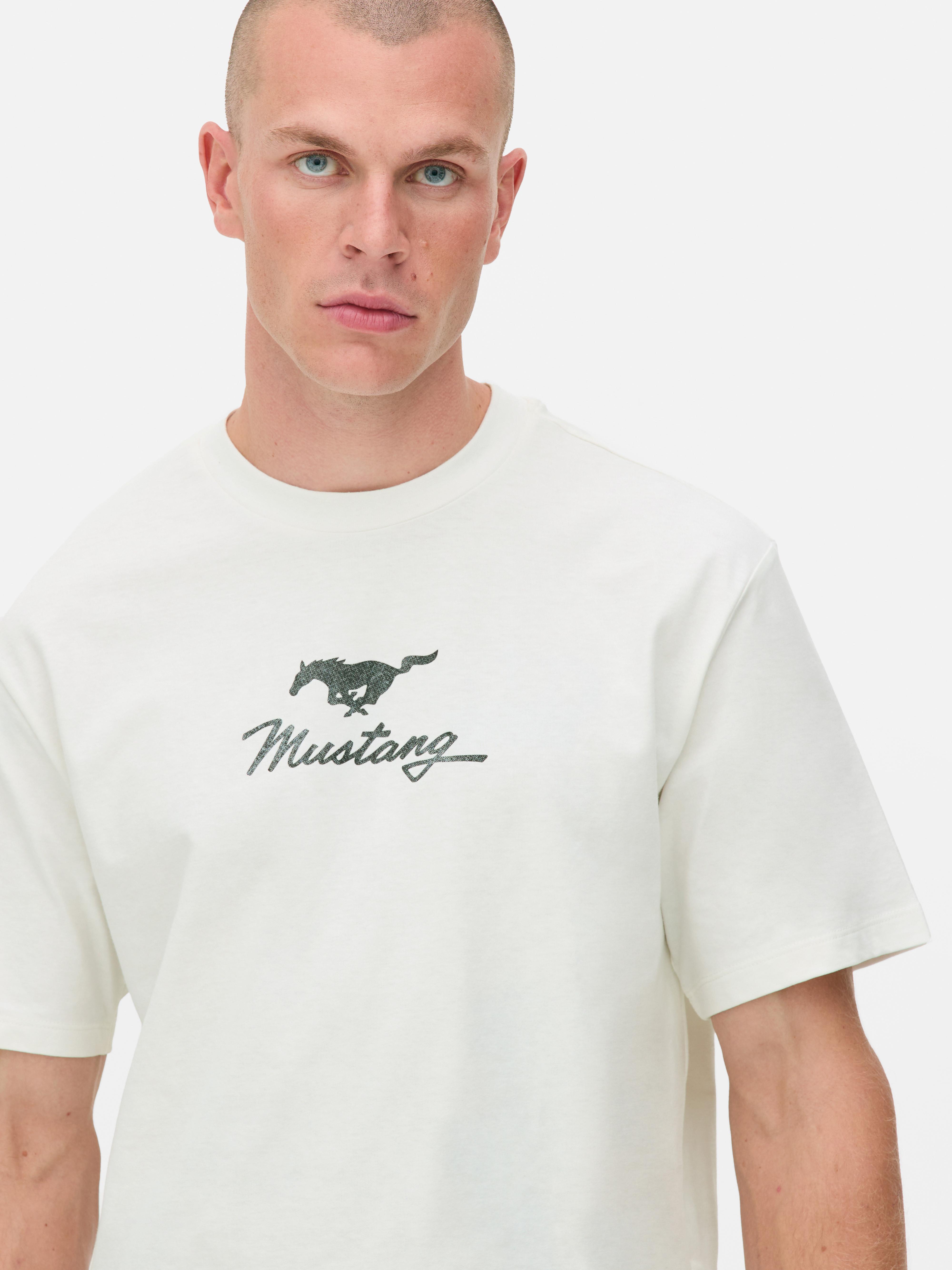 Maglietta con logo Mustang