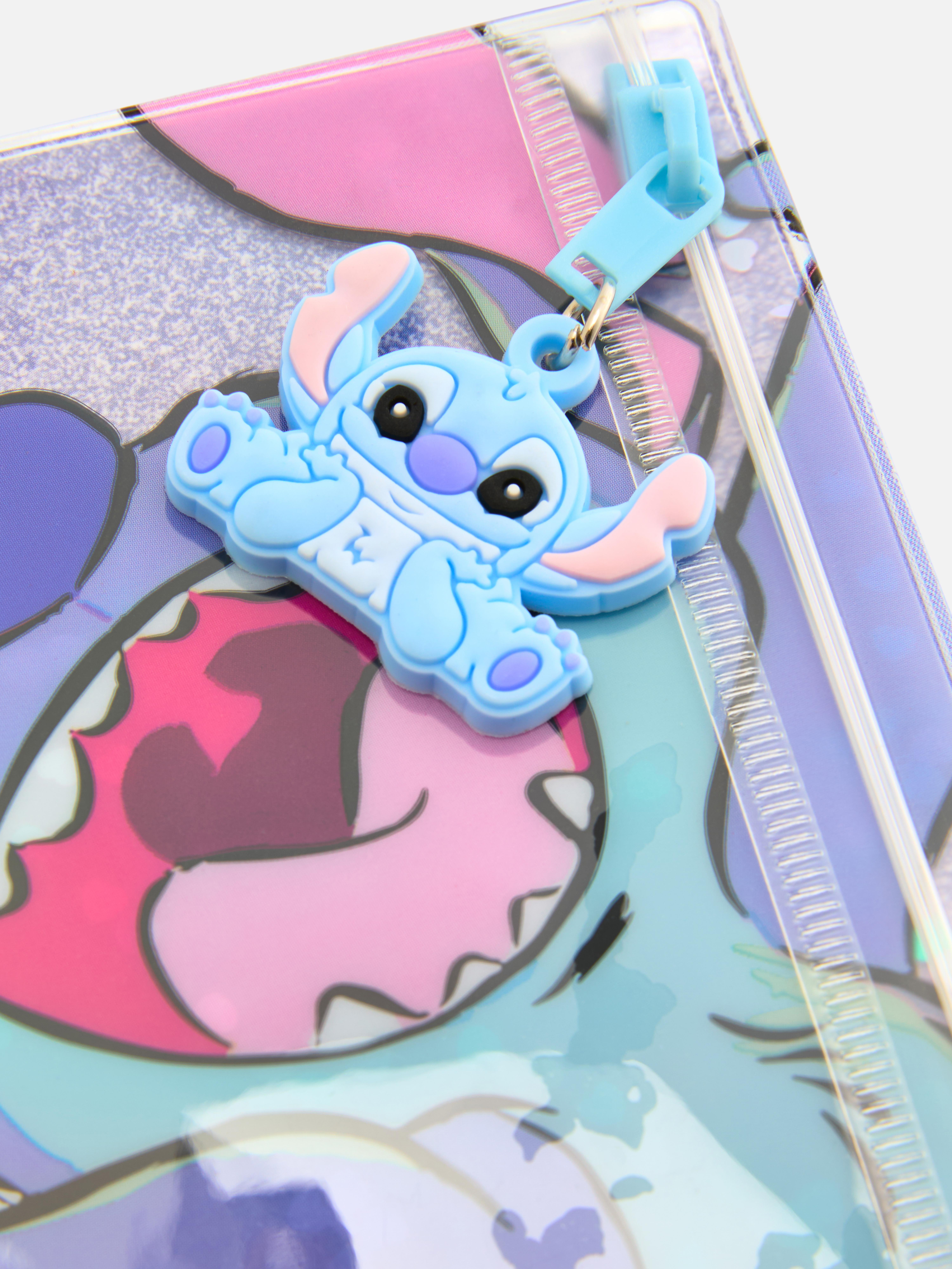 Cuaderno de Stitch de Disney con purpurina