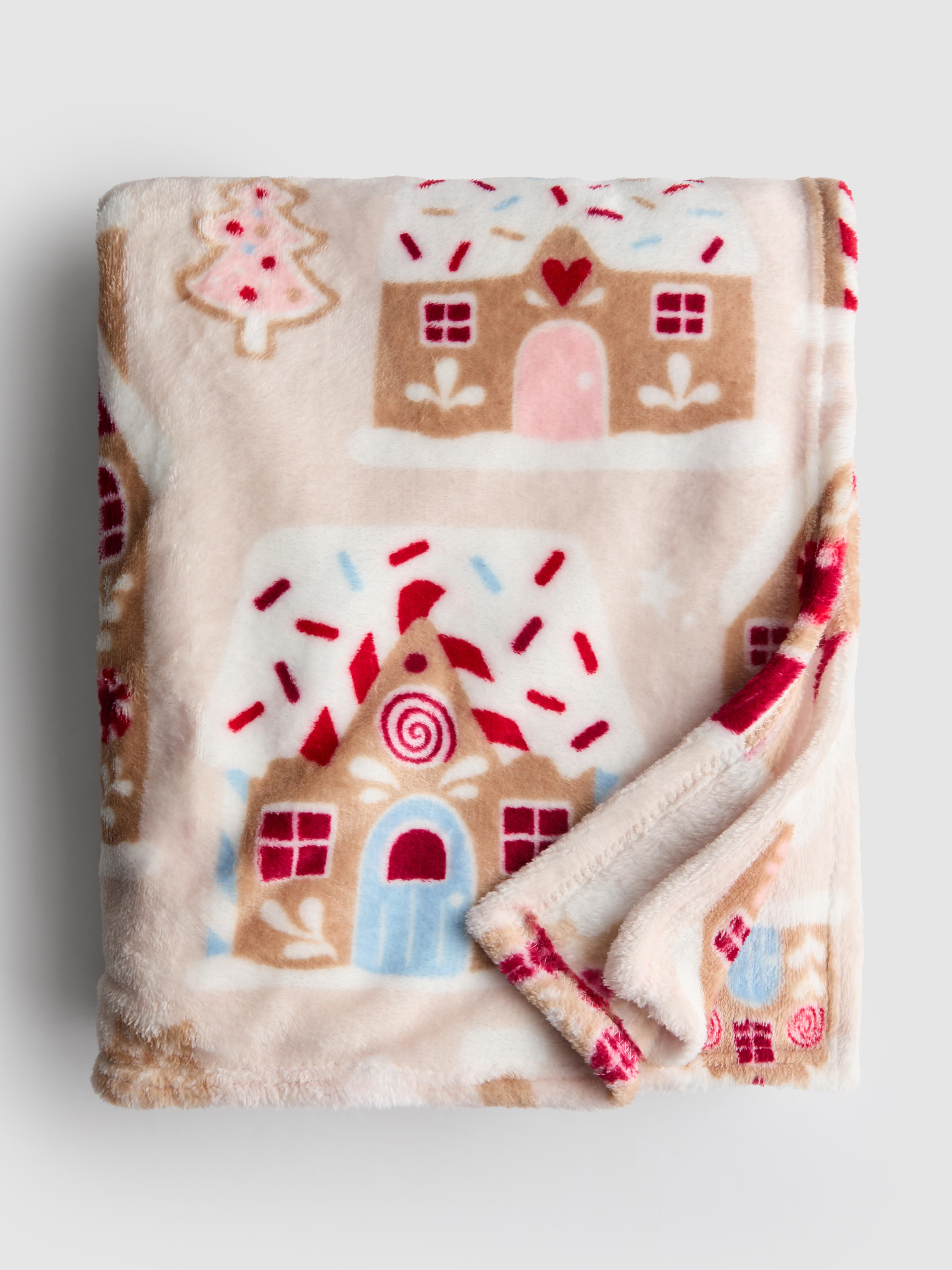Gingerbread house Throw