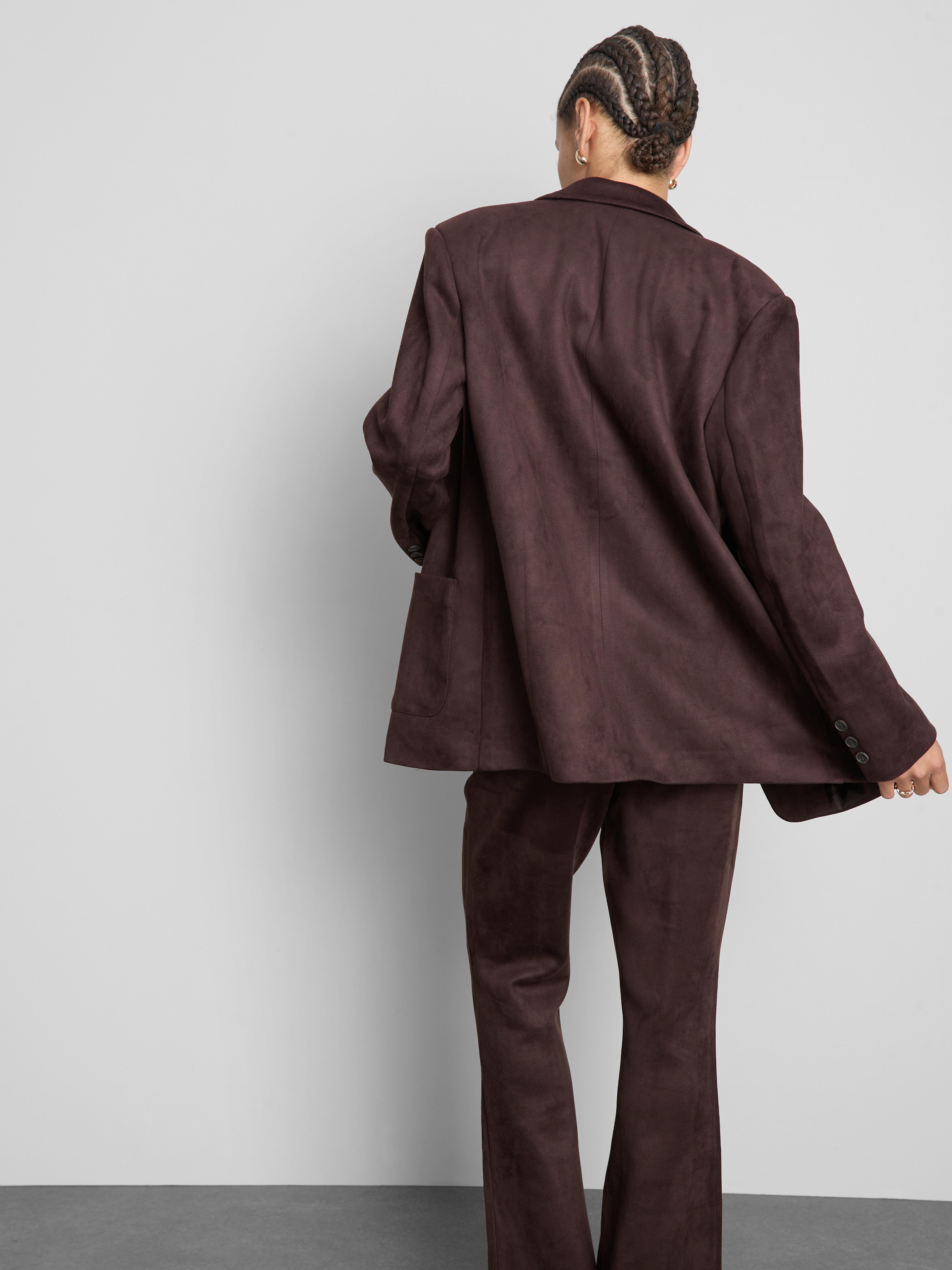 Blazer en suédine Paula Echevarría