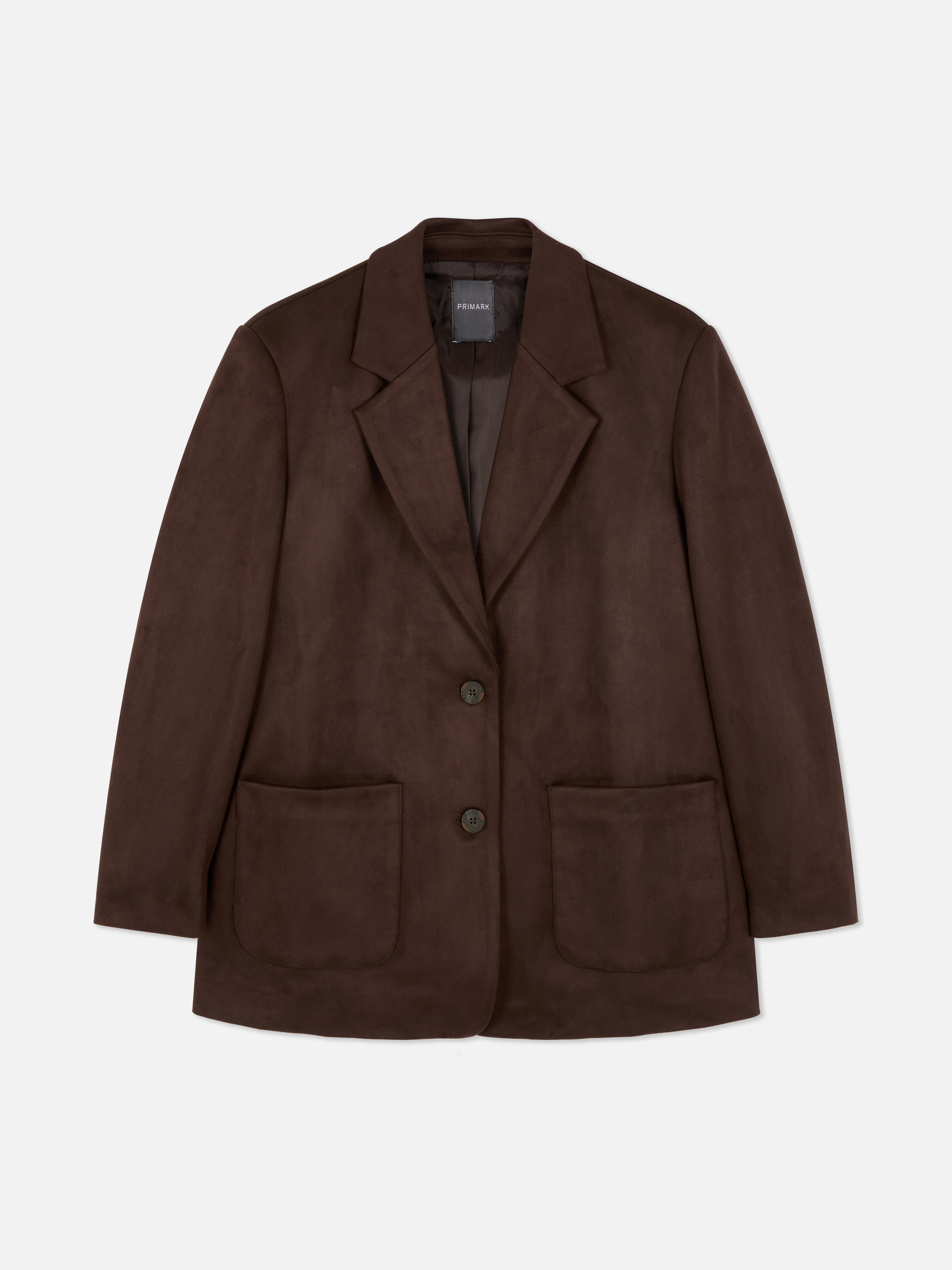 Blazer en suédine Paula Echevarría