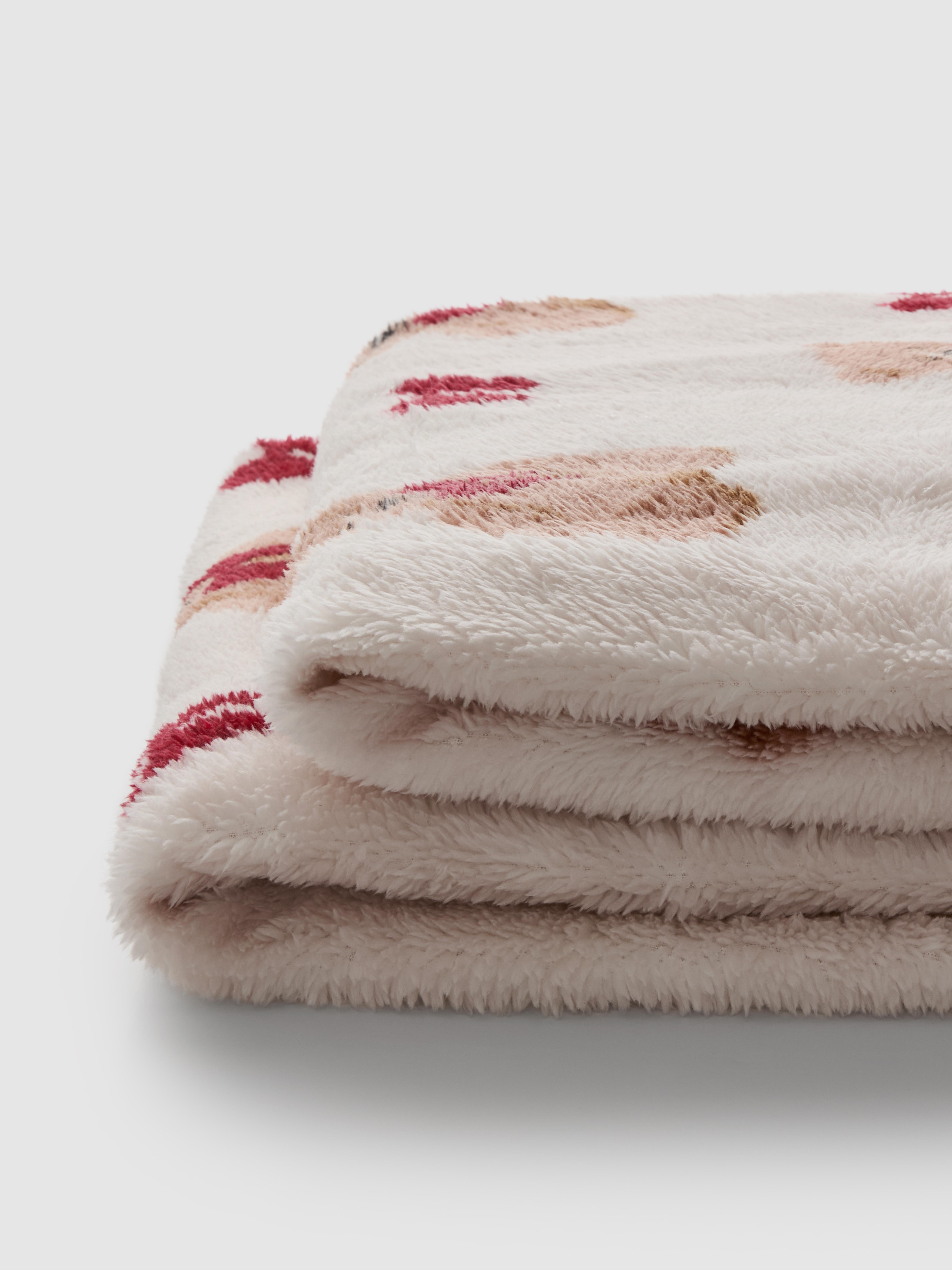 Bear And Bow Fleecy Throw