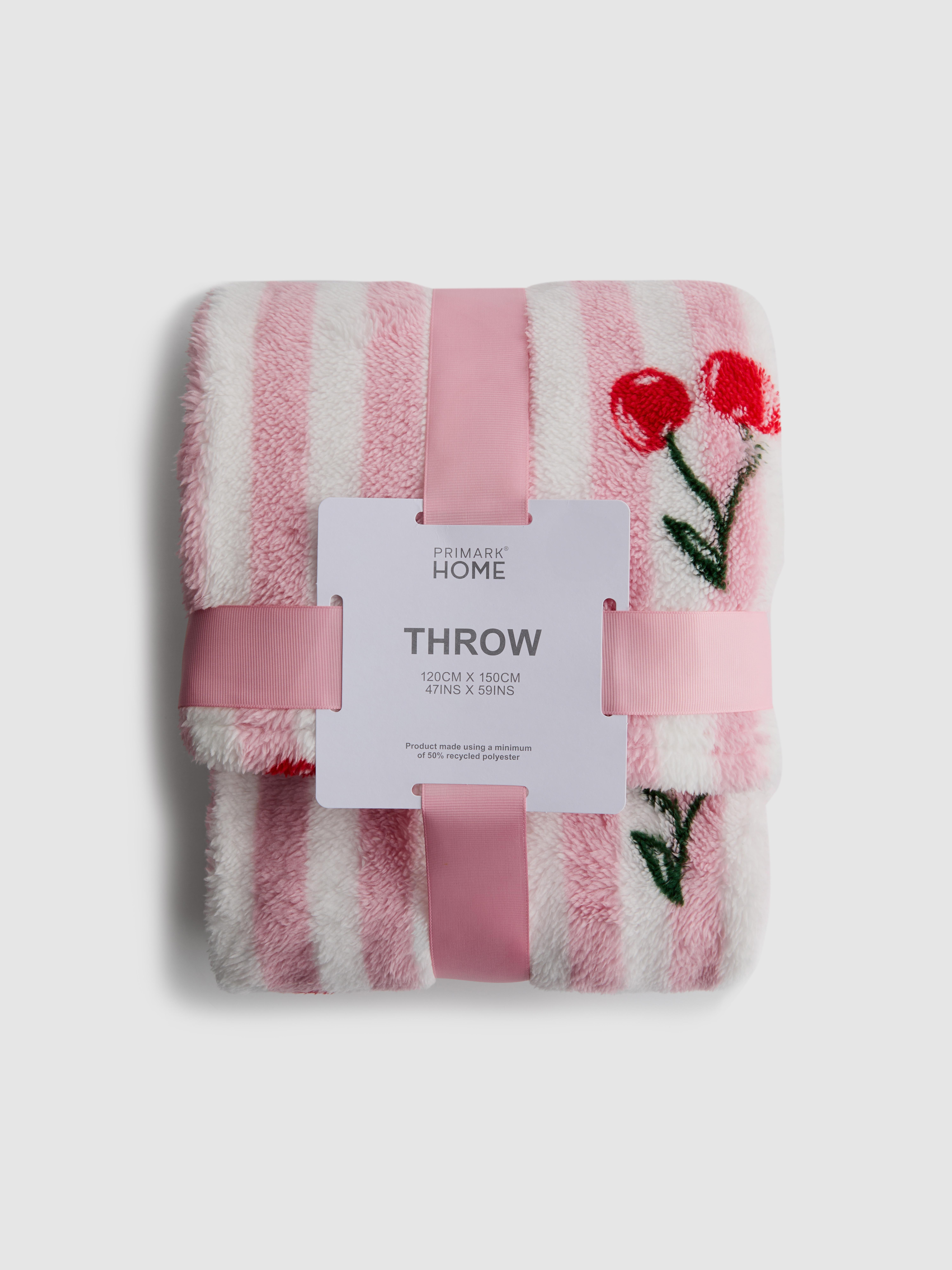 Cherry Stripe Throw