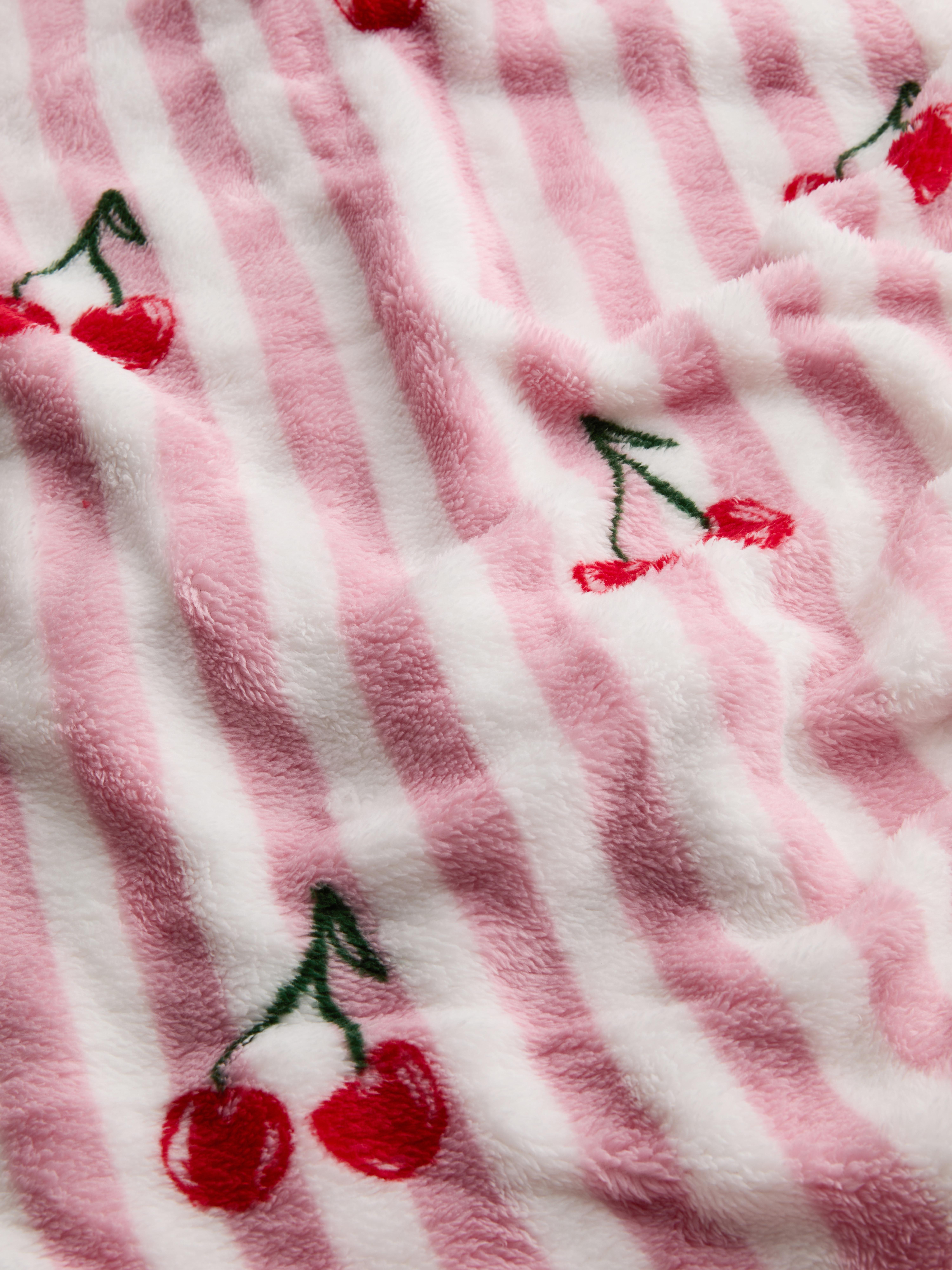 Cherry Stripe Throw