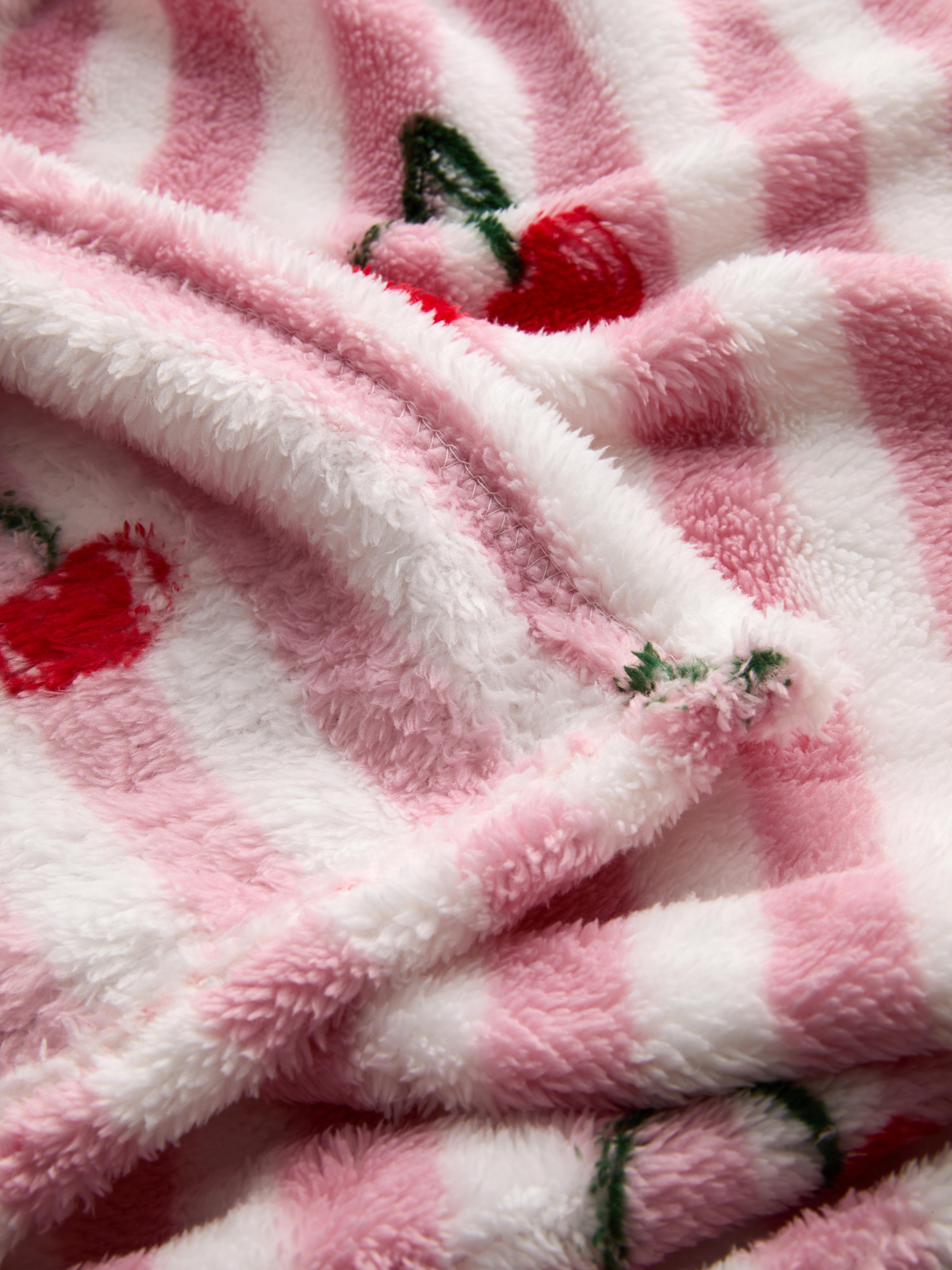 Cherry Stripe Throw