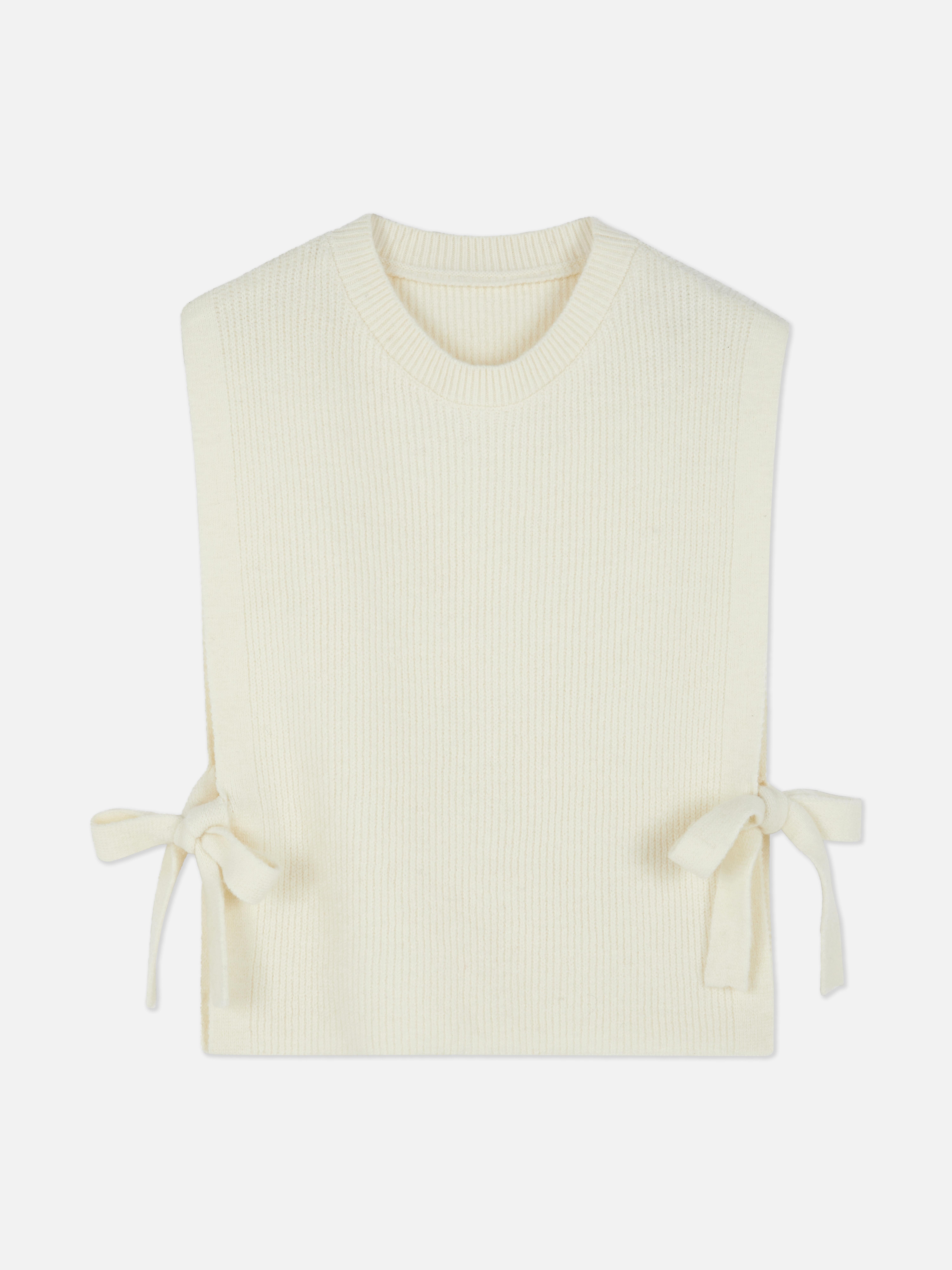 Knitted Tie Side Bib