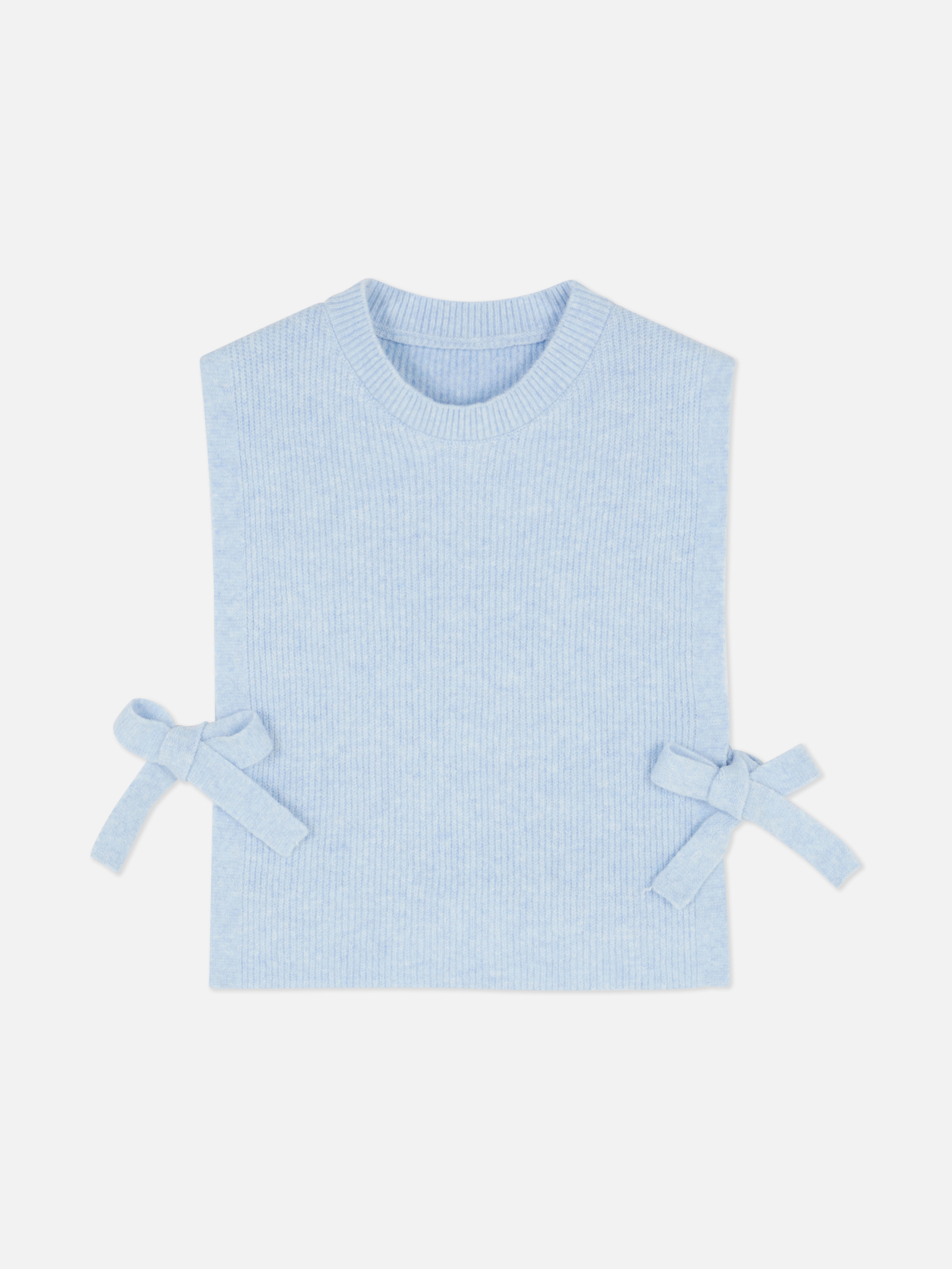 Knitted Tie Side Bib