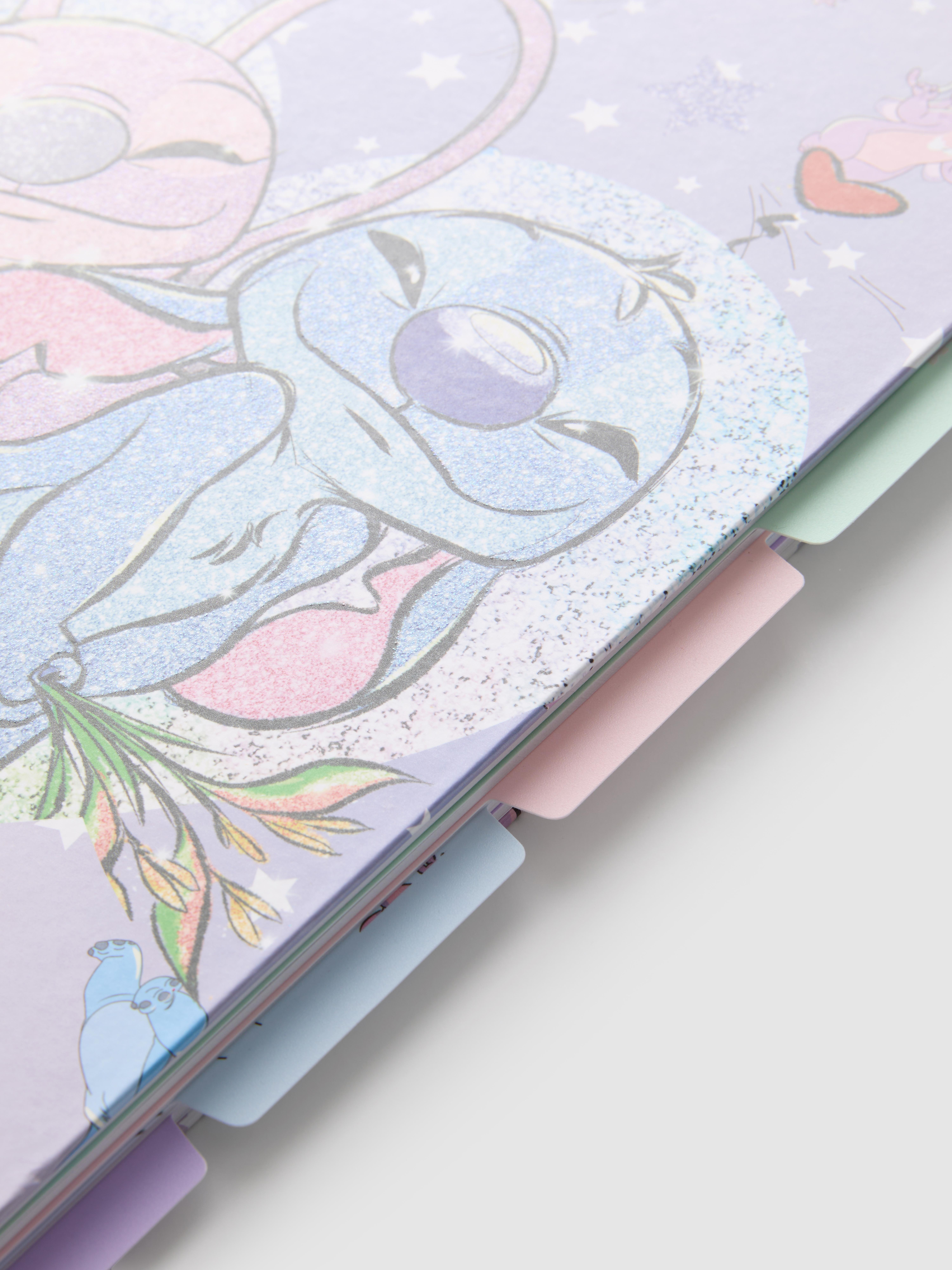 Zápisník A4 s rozdeľovačmi Disney Stitch