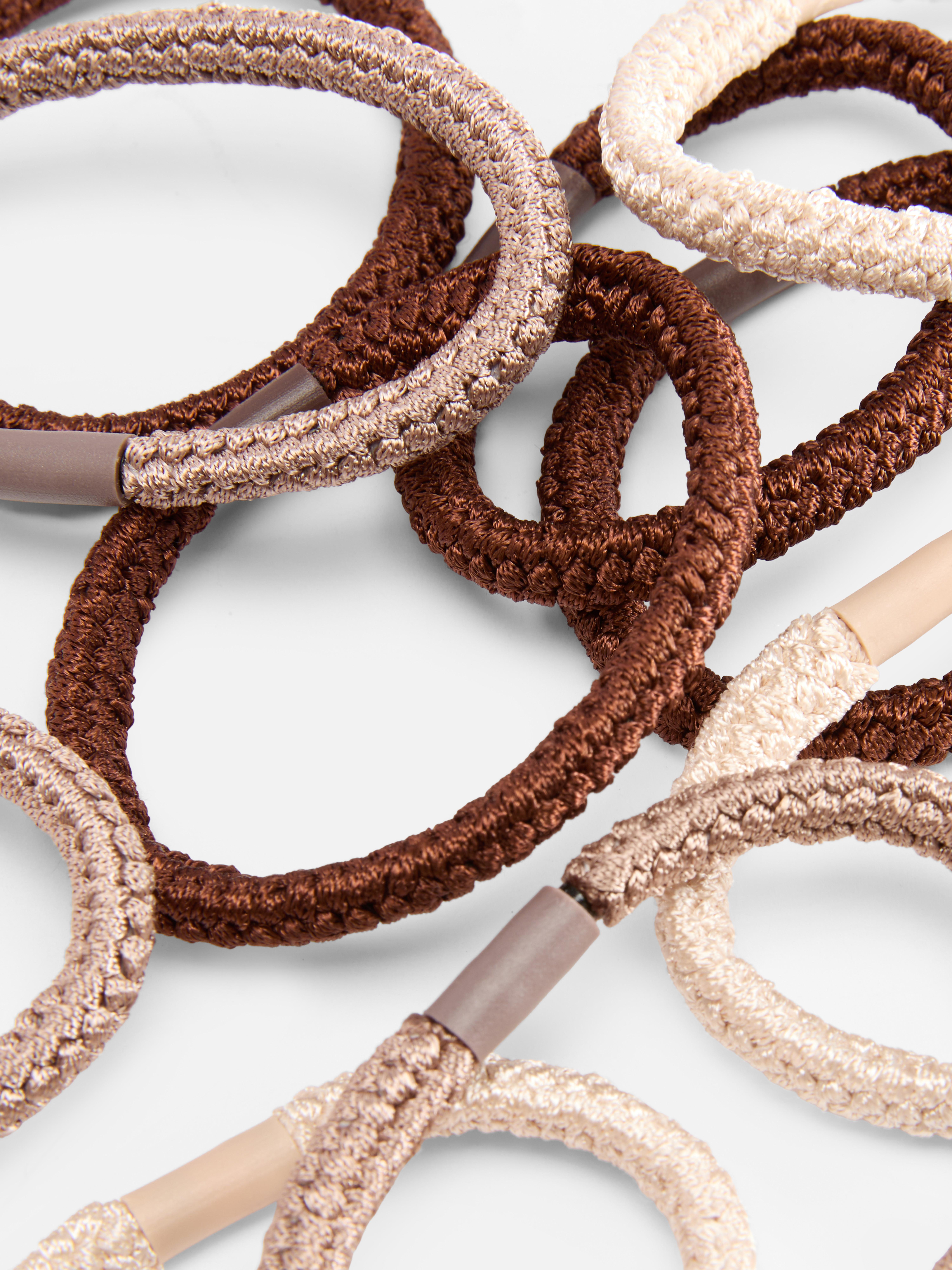 Pack de 10 gomas de pelo gruesas