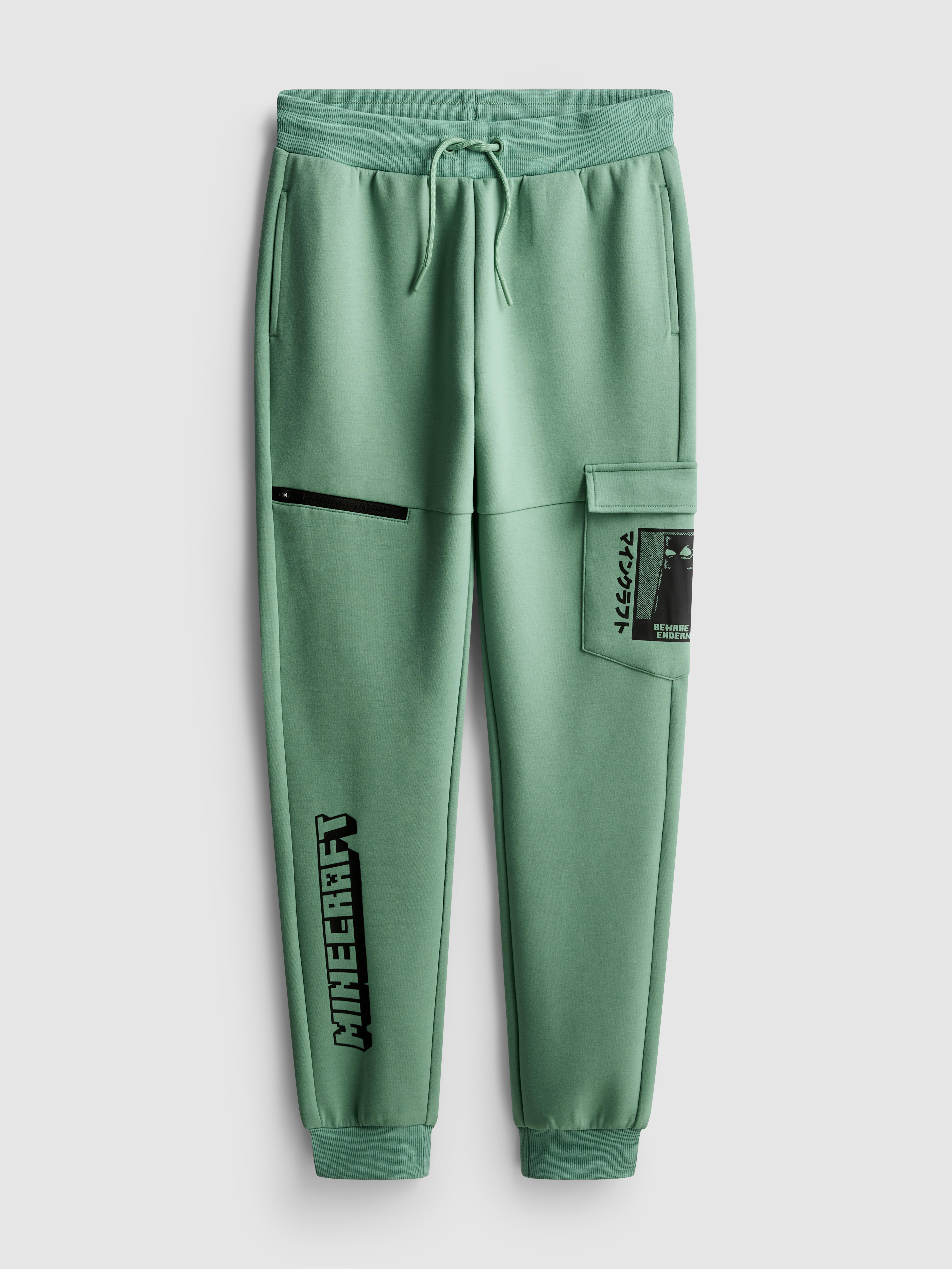 5-15yrs | Minecraft Cuffed Cargo Joggers
