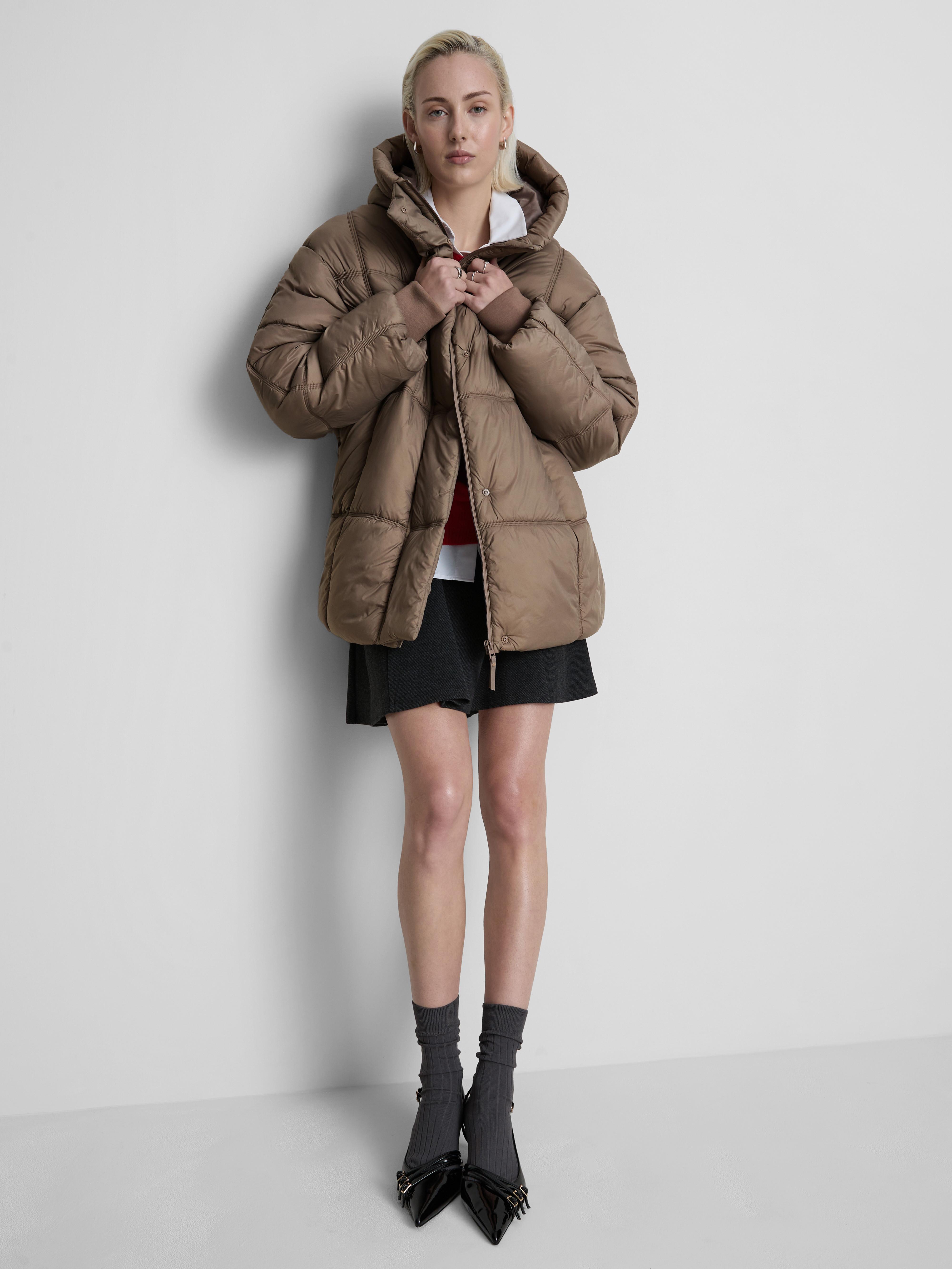 Hooded Square Padded Jacket