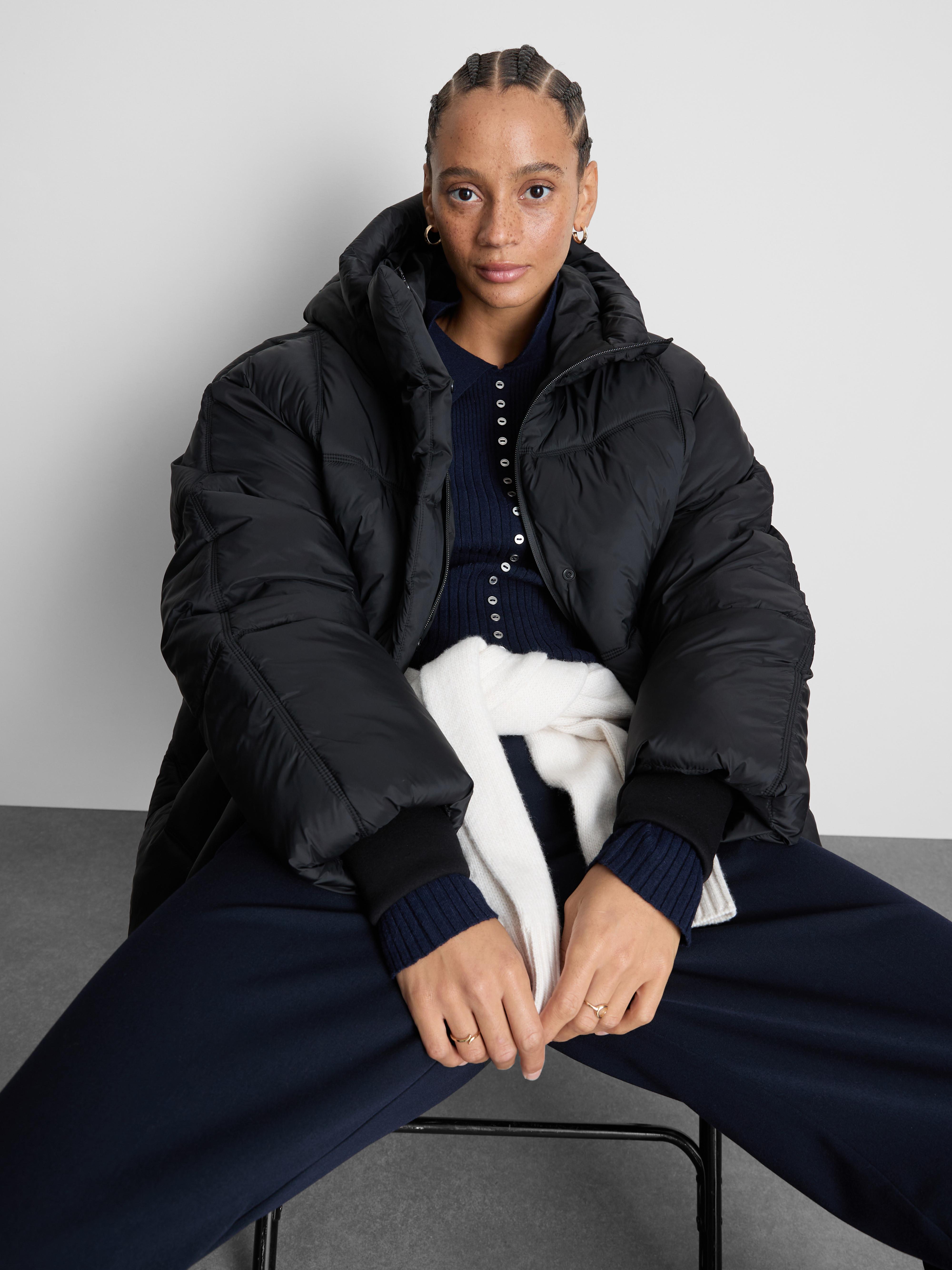 Hooded Square Padded Jacket