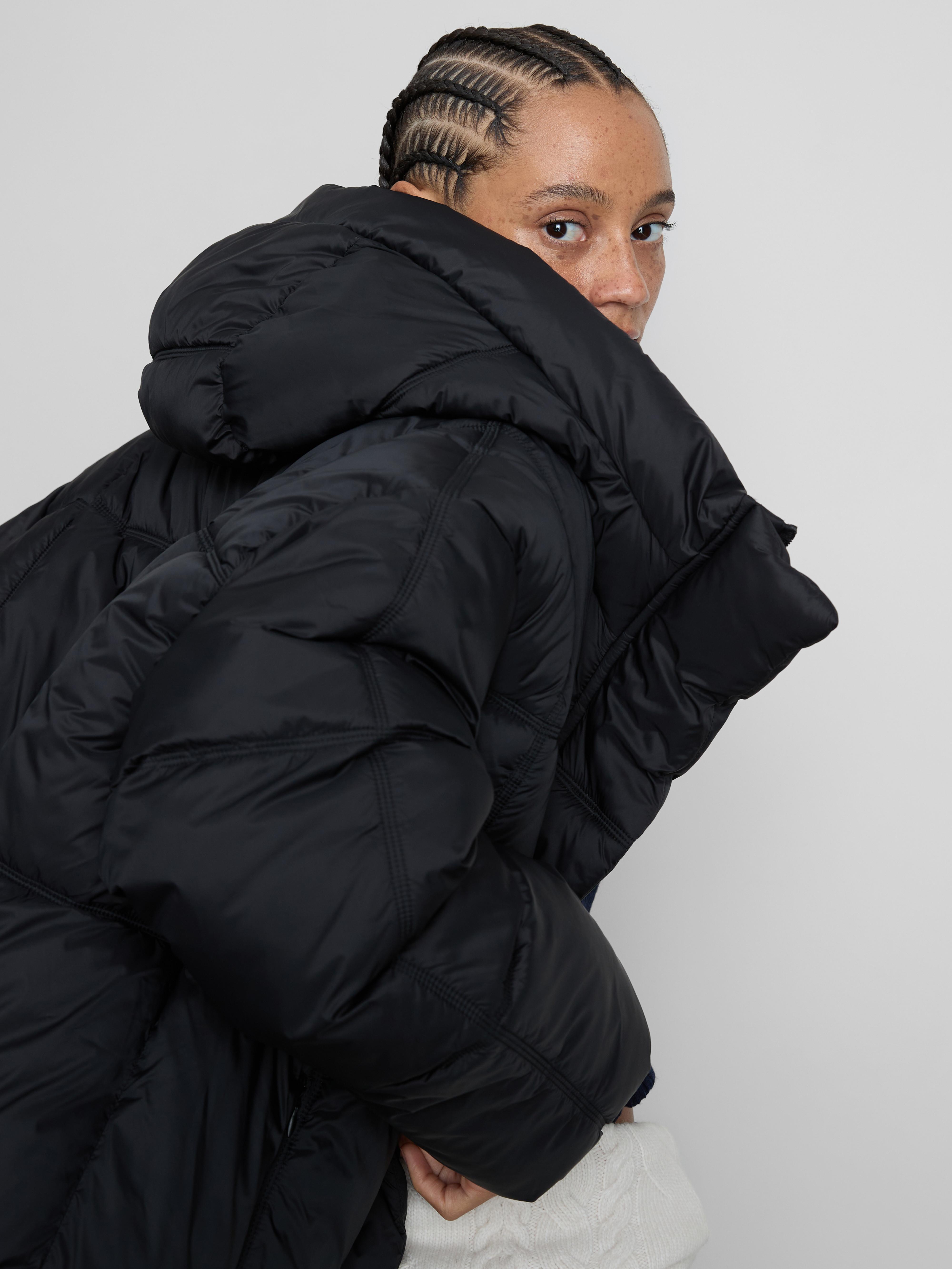 Hooded Square Padded Jacket