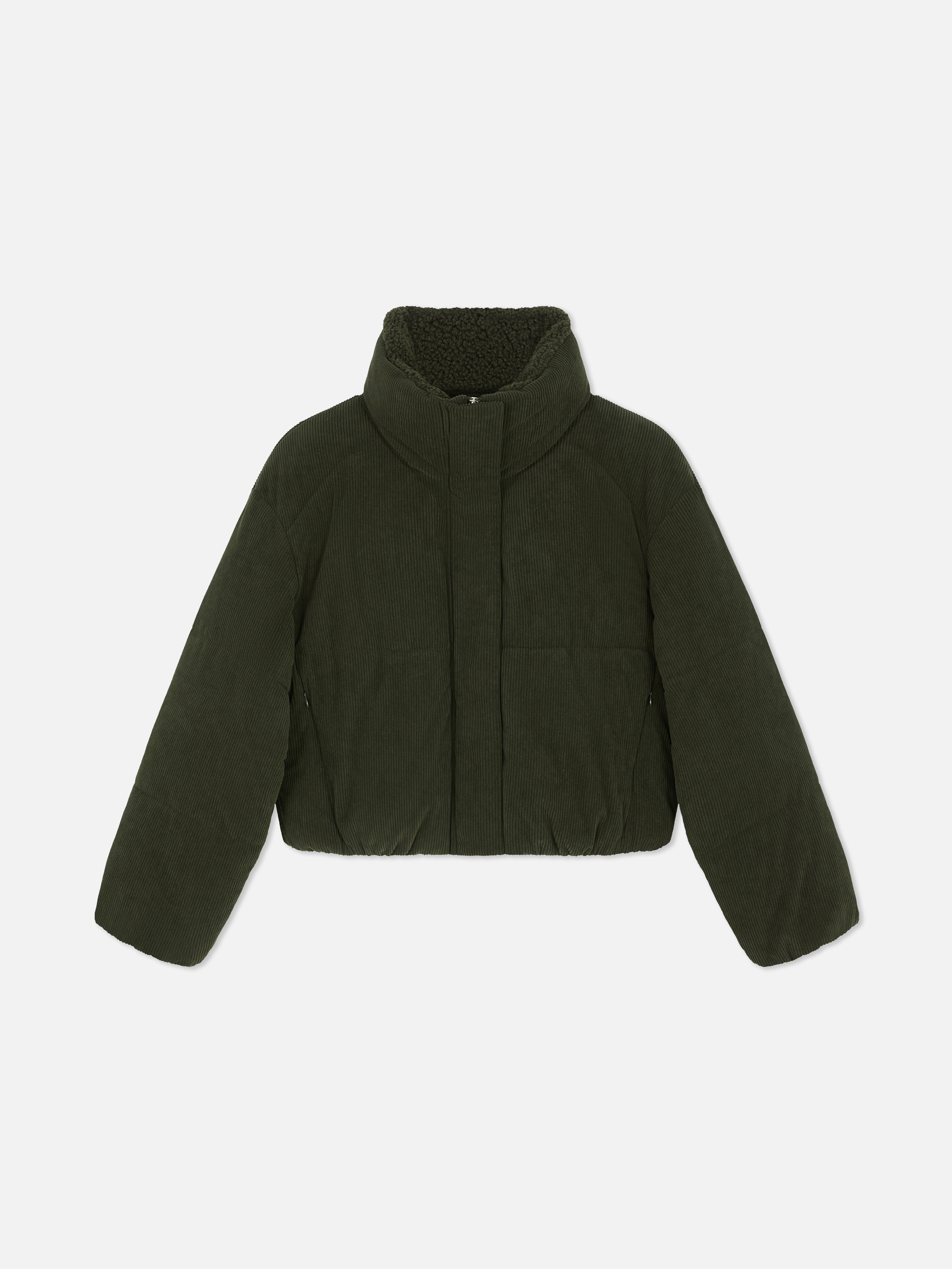 Wattierte Cordjacke