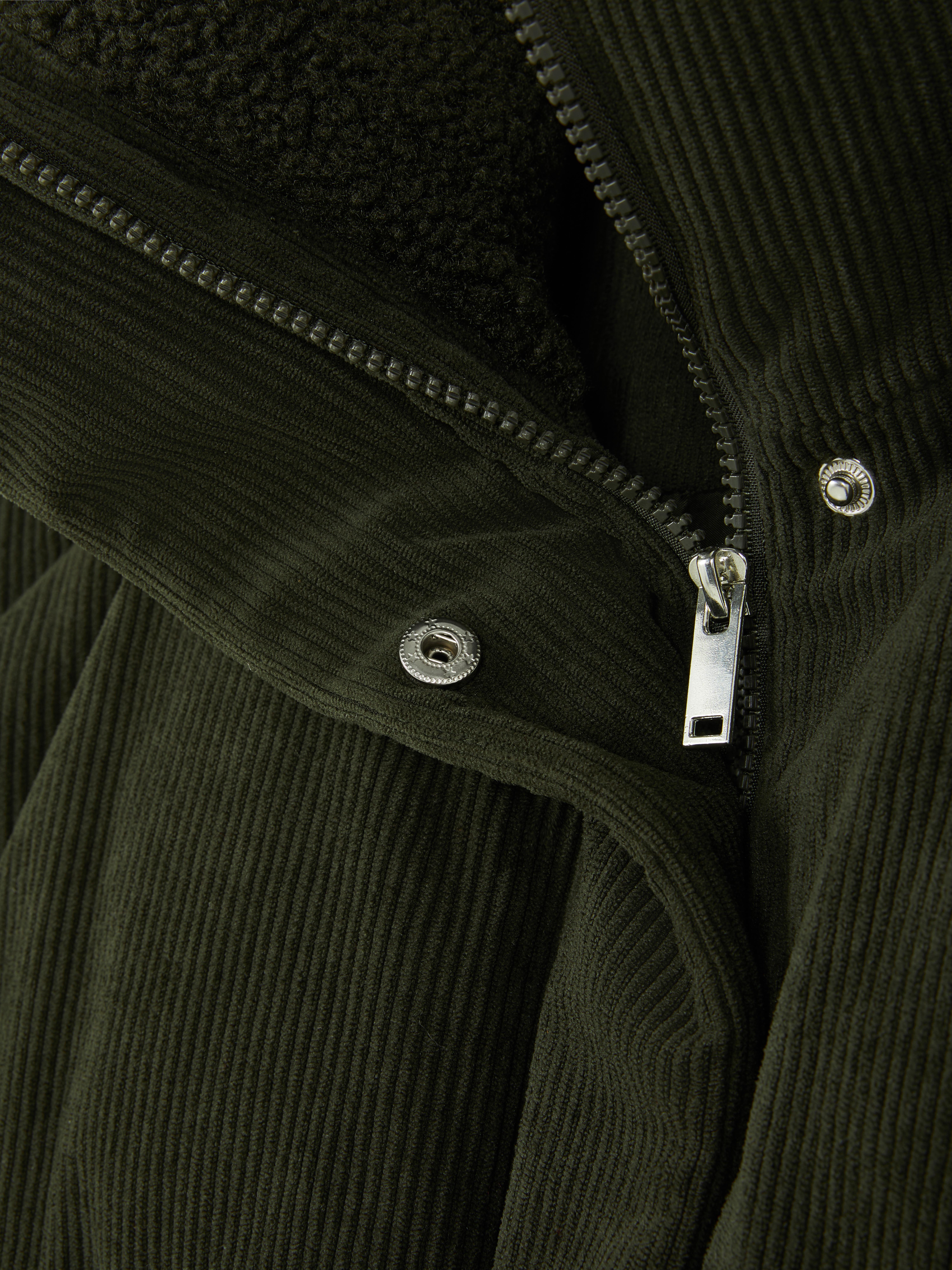 Wattierte Cordjacke
