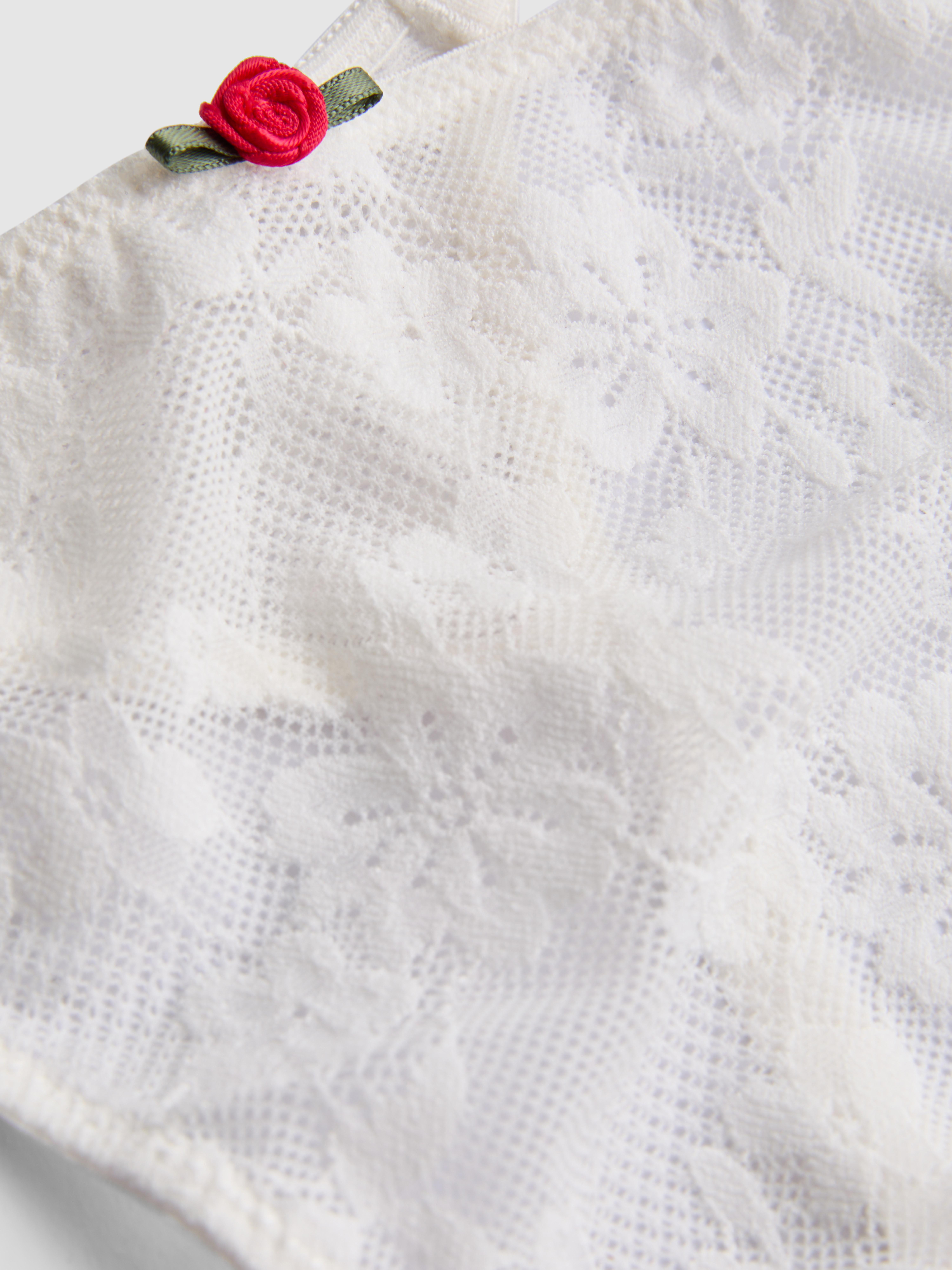 Kanten set met push-upbeha