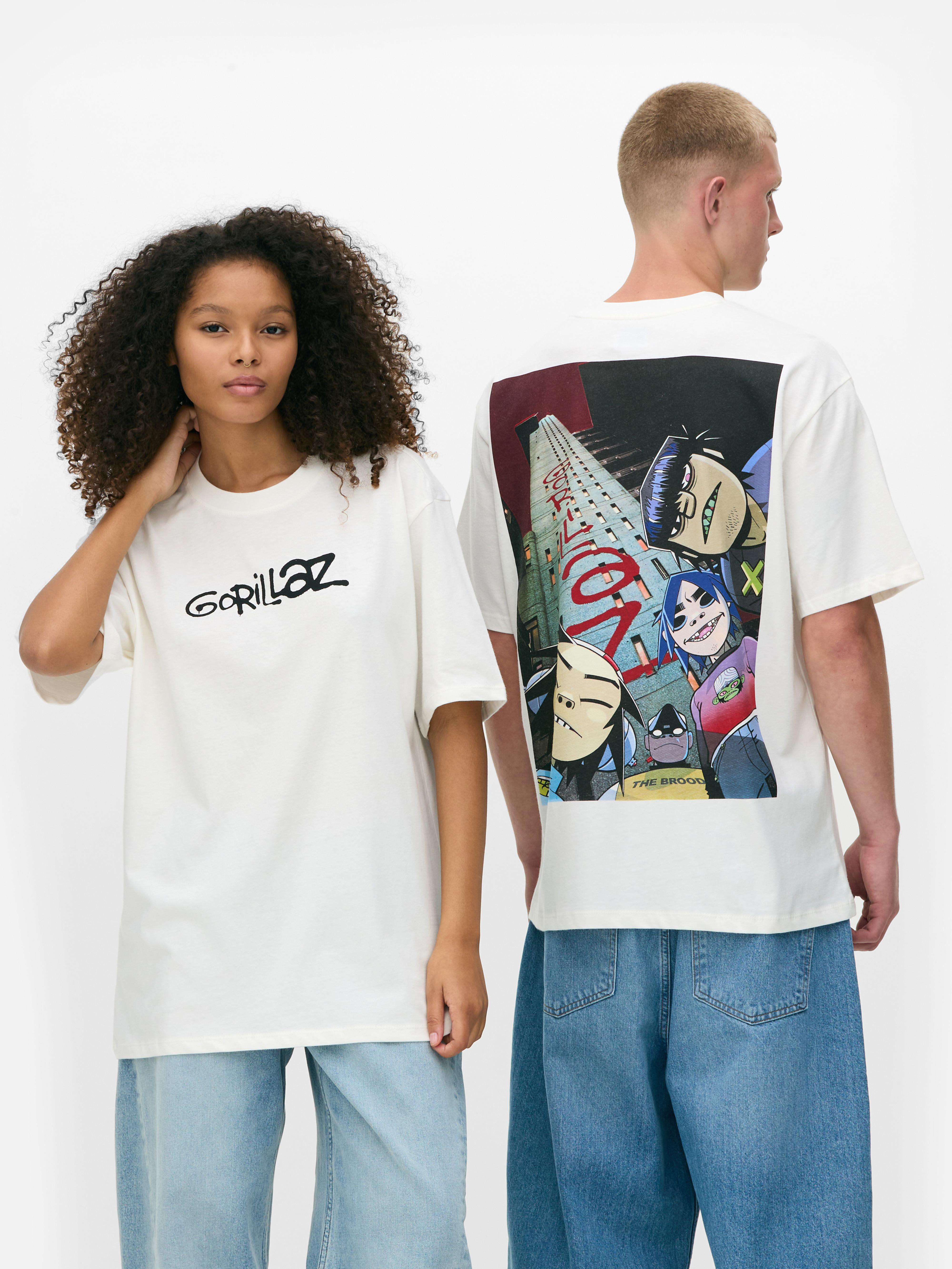 Camiseta con logo de Gorillaz