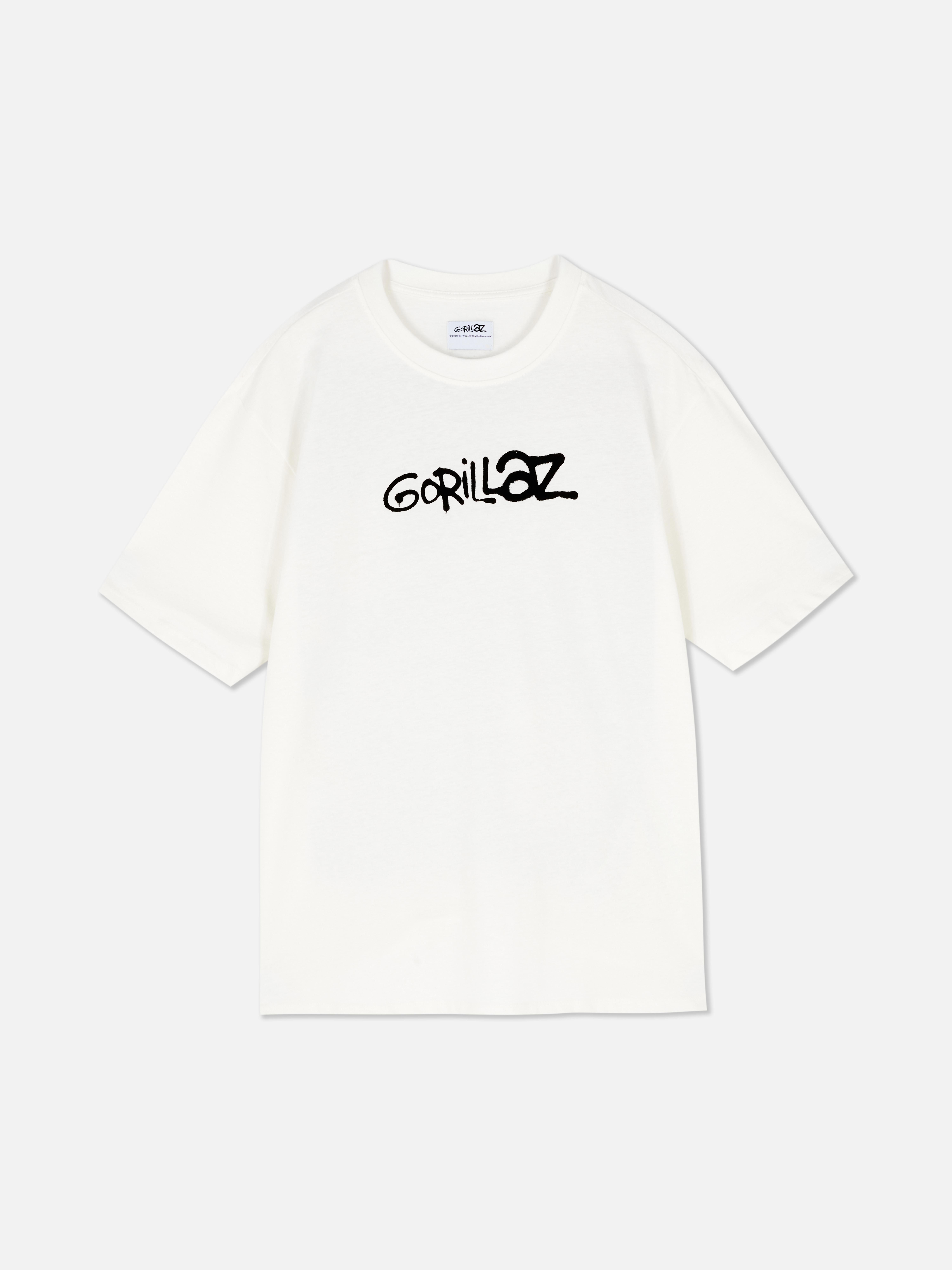 Camiseta con logo de Gorillaz