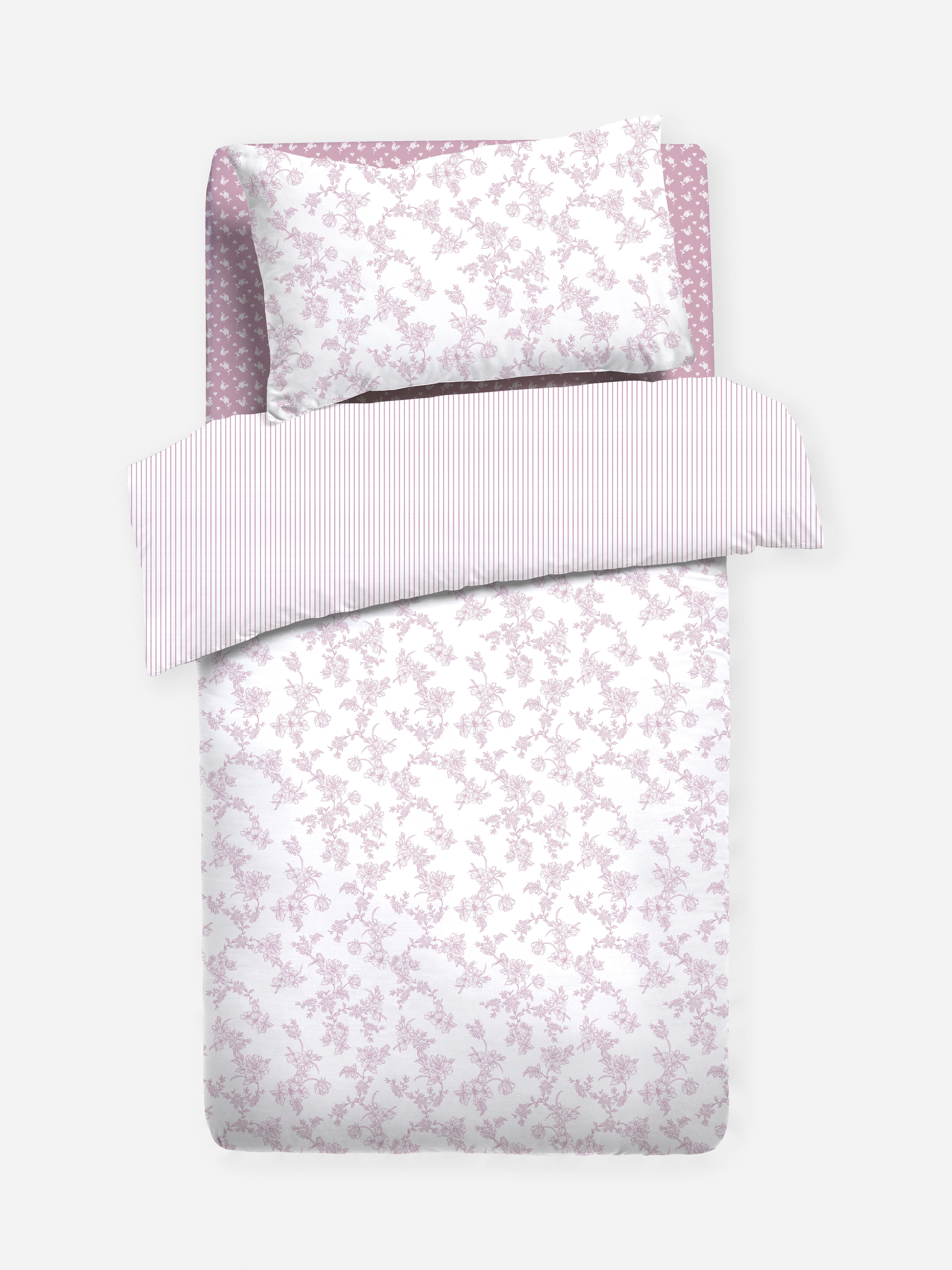Set de ropa de cama individual con estampado indiano
