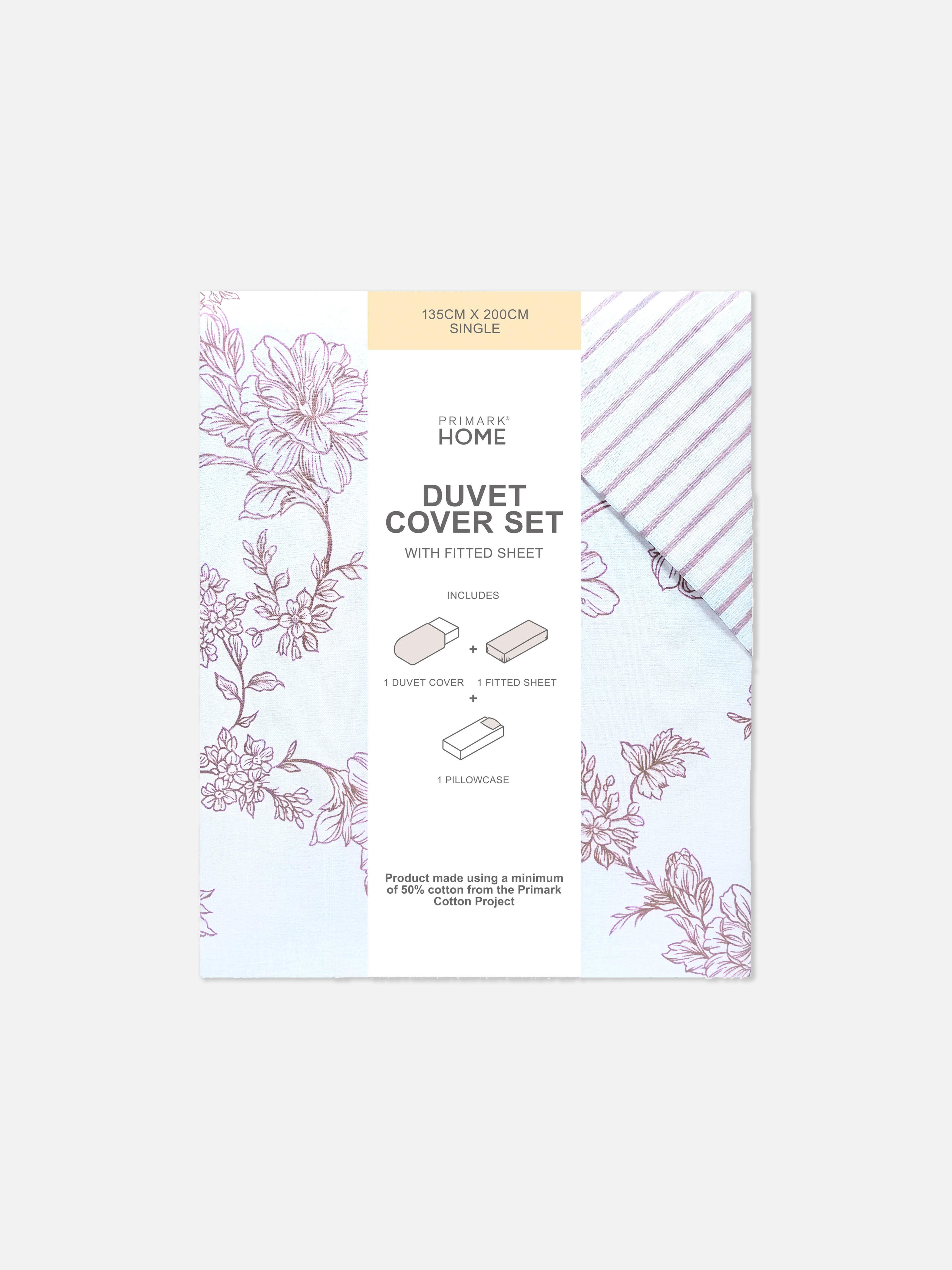 Set de ropa de cama individual con estampado indiano
