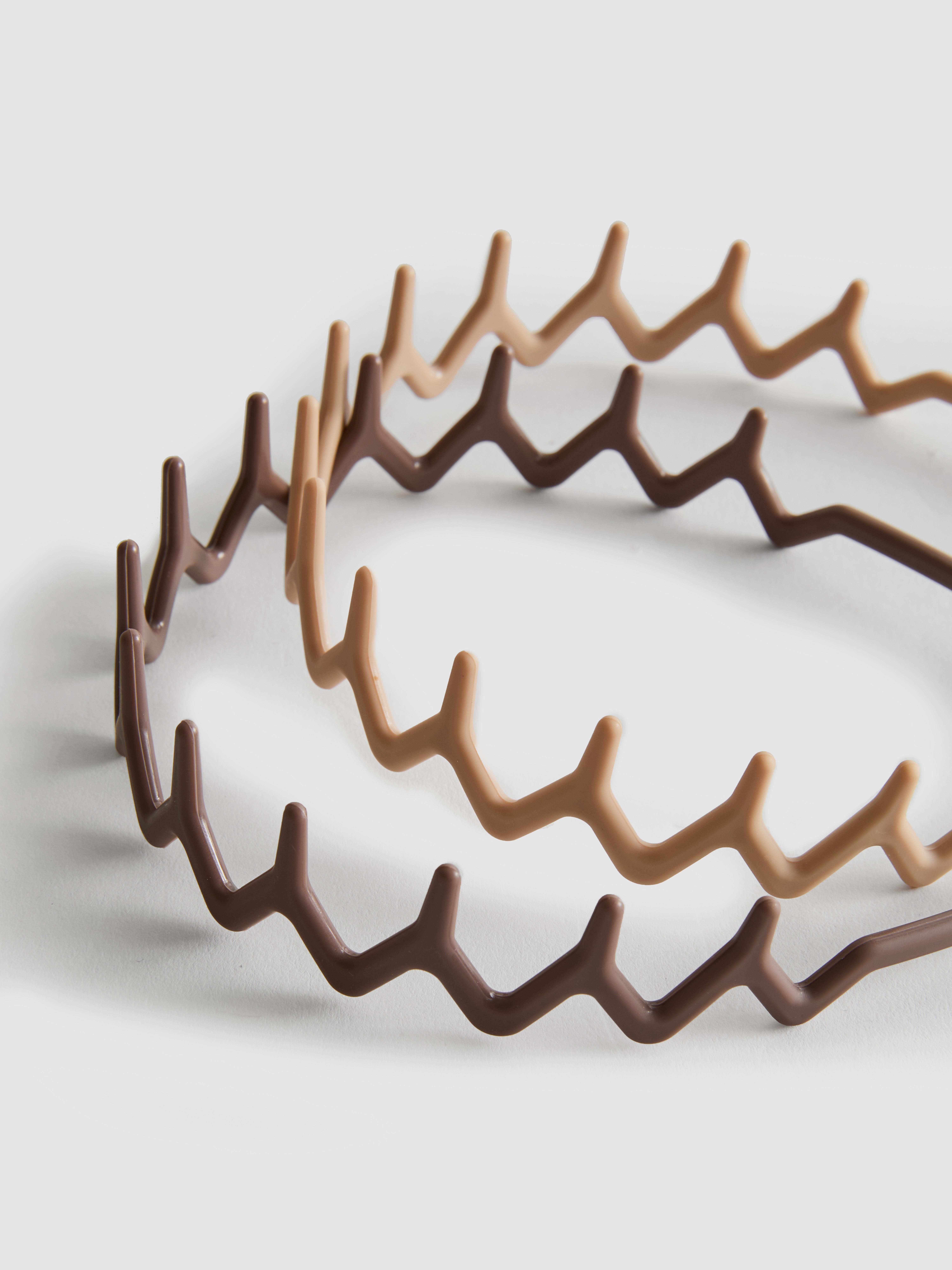 2pk Zig Zag Headbands
