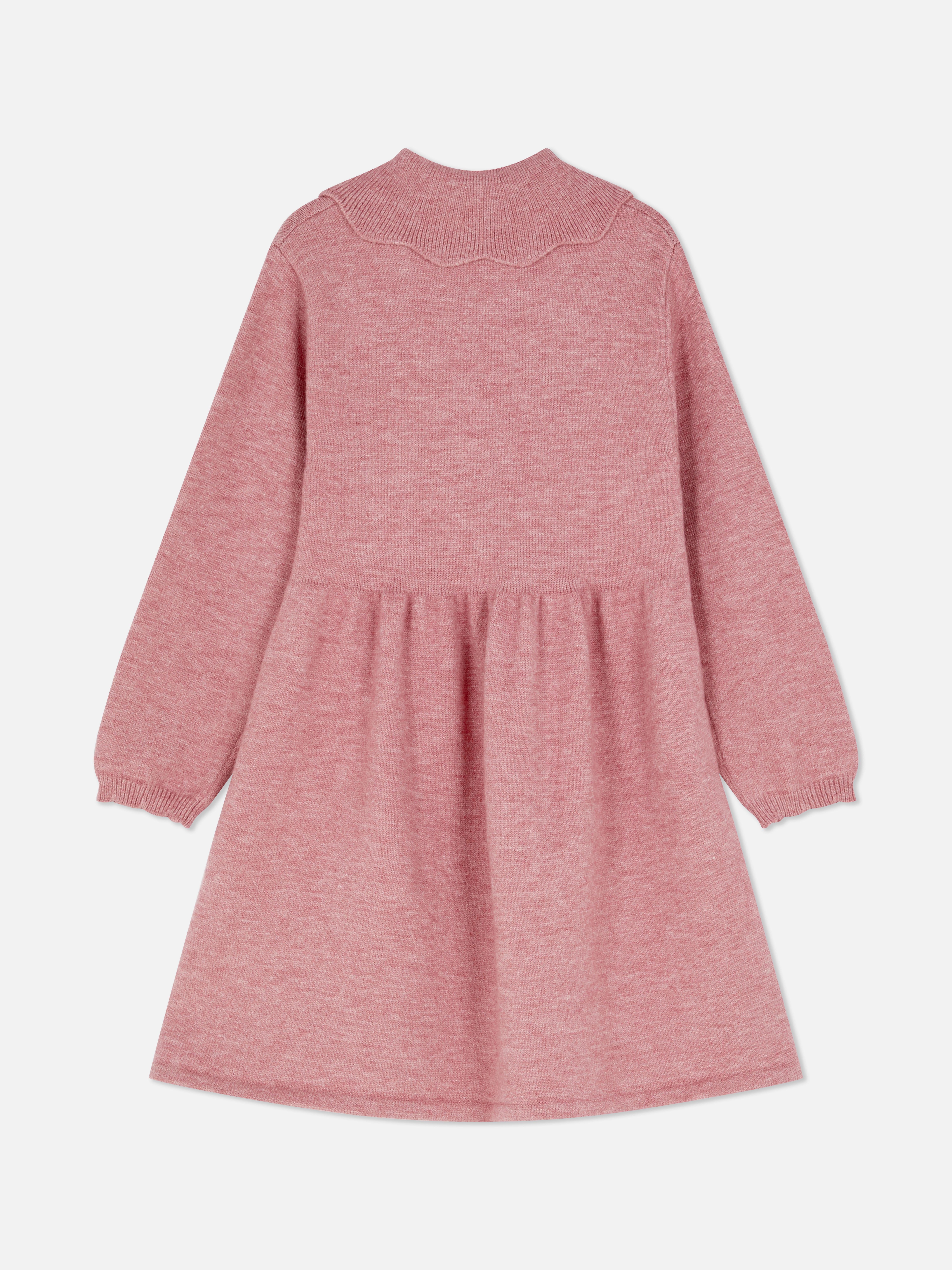 0-36 mois | Robe pull à col à nœud et collants