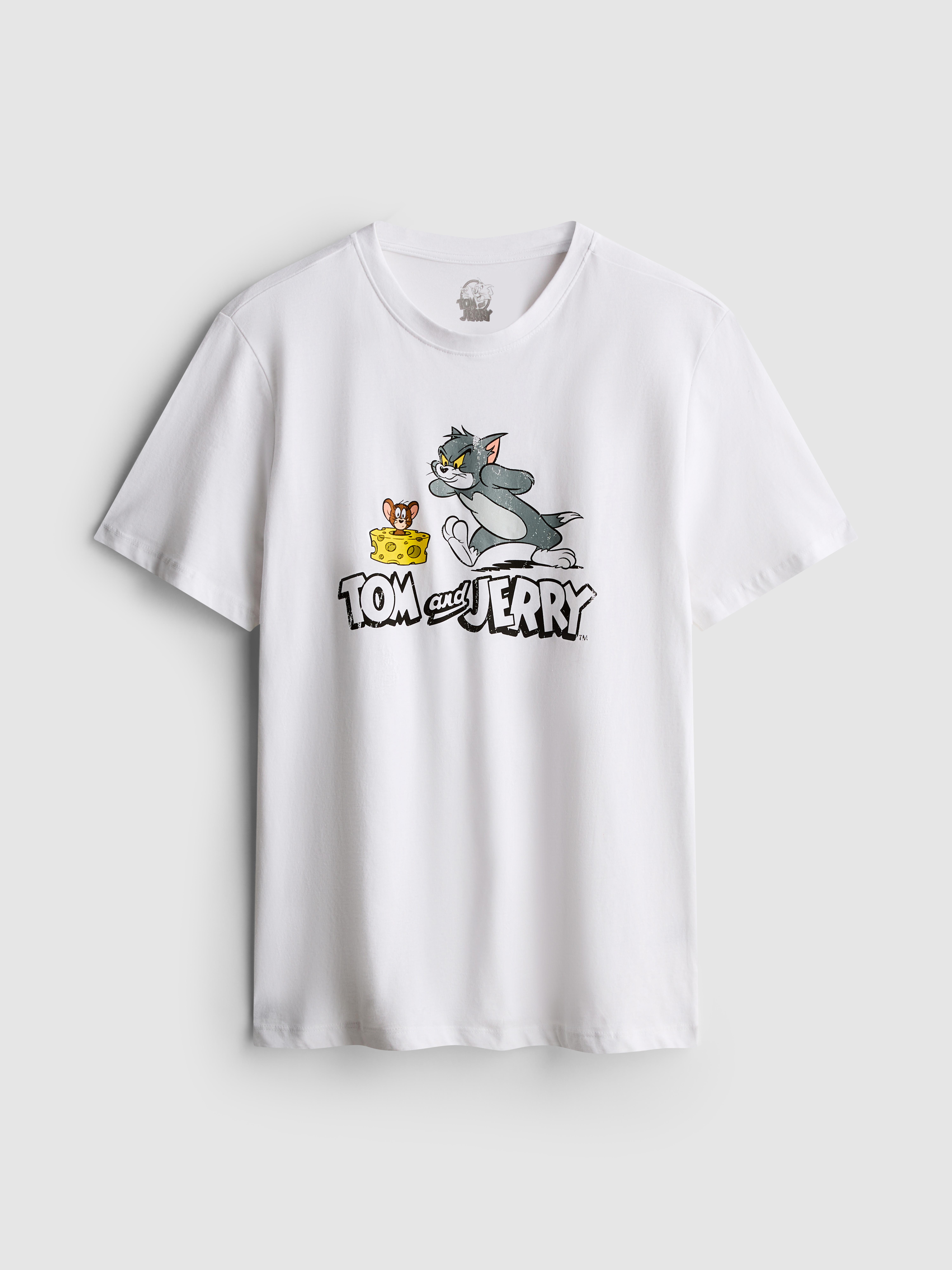 Tricou cu mânecă scurtă Tom și Jerry