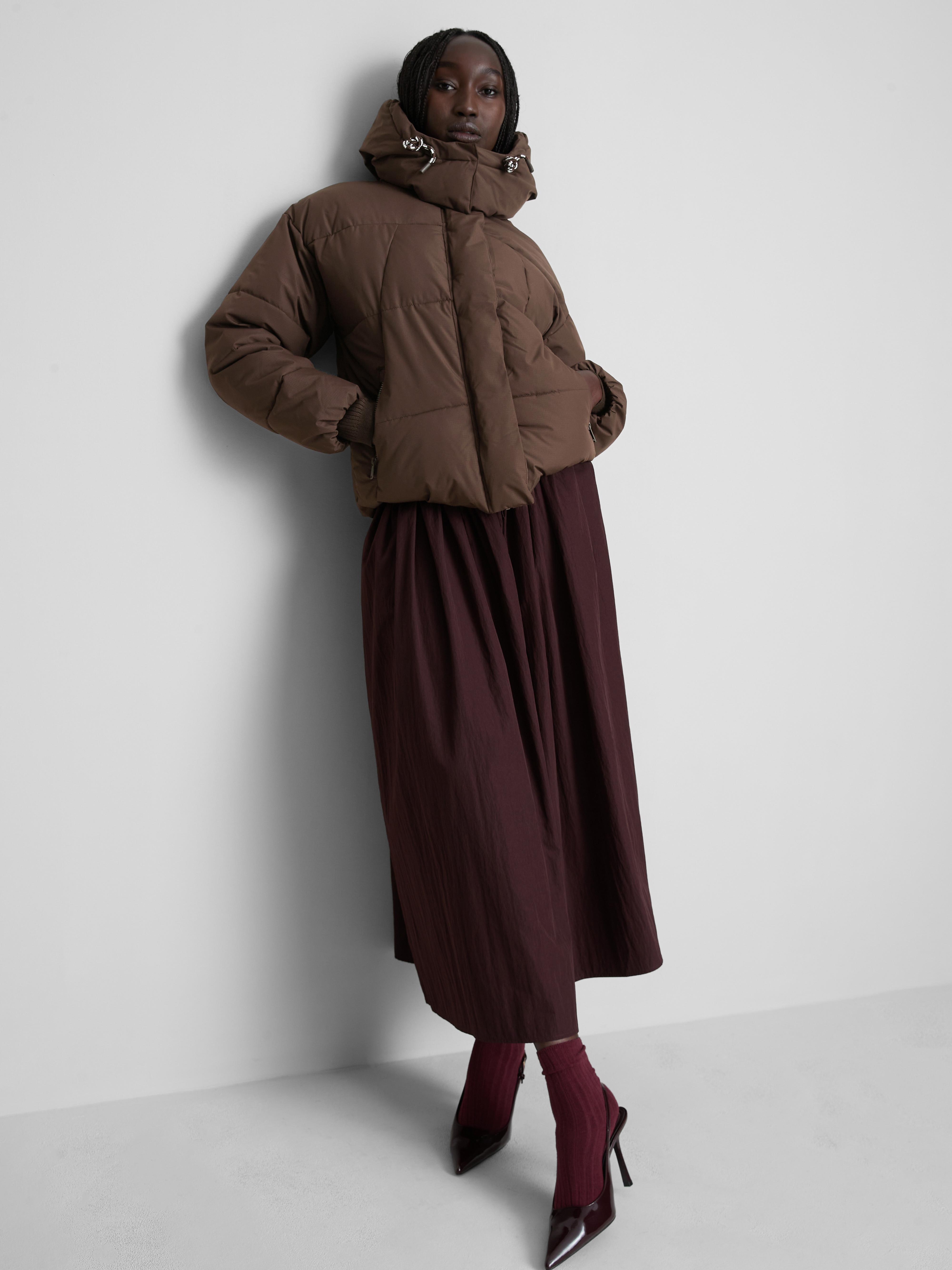 Hooded Sport Puffer Jacket