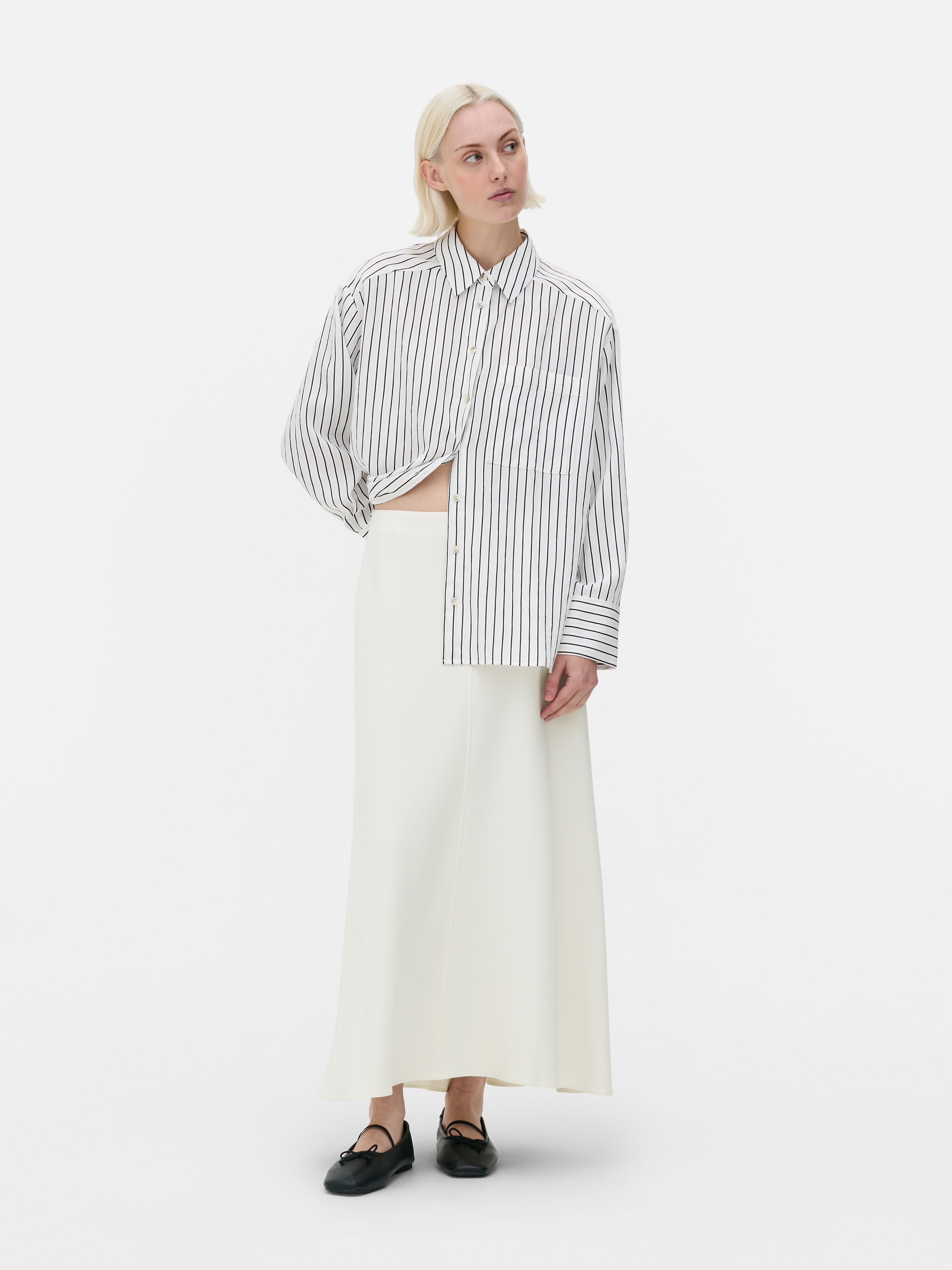 The Edit Essential Midi Skirt
