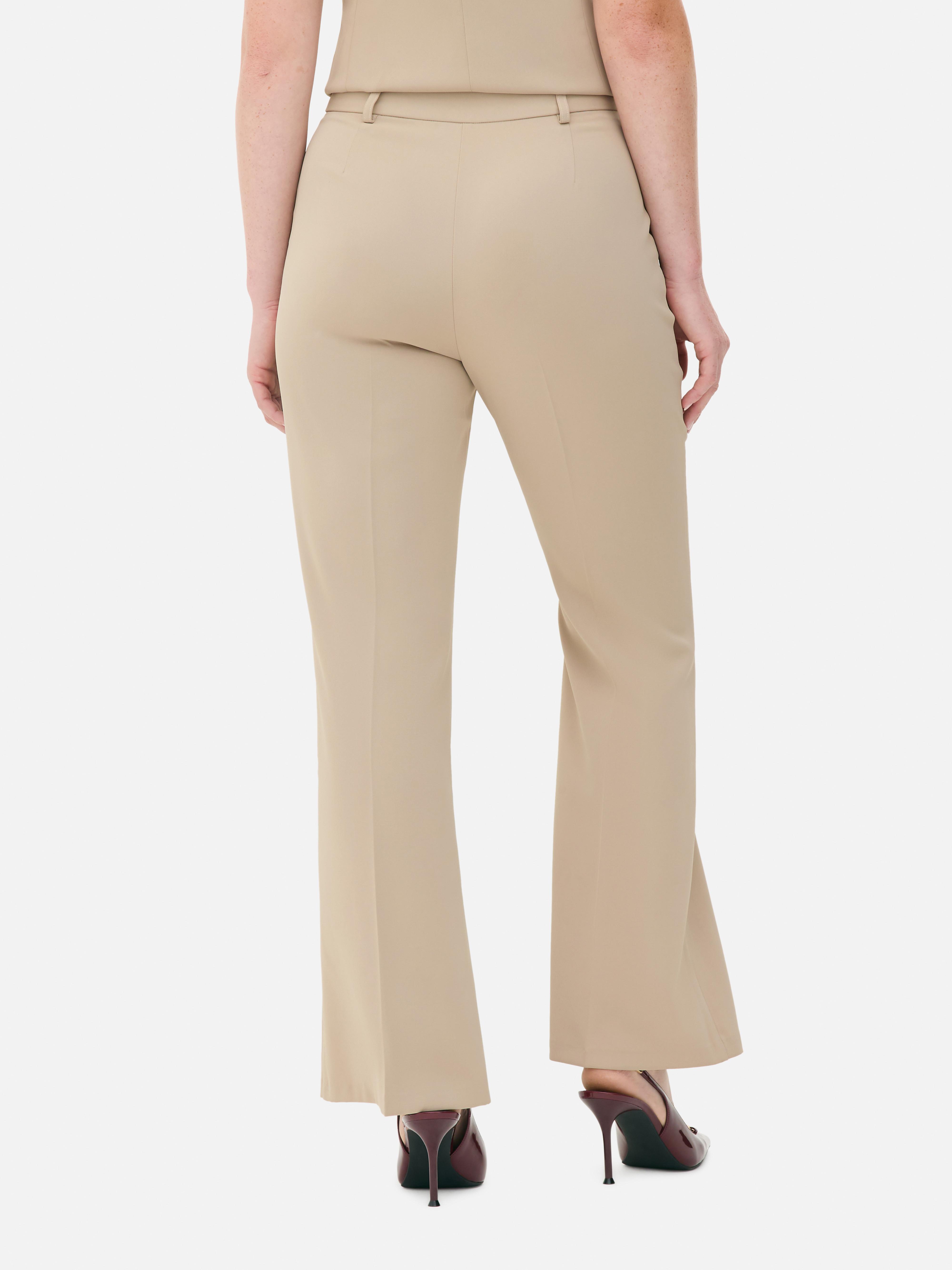 Mid Rise Tailored Trousers