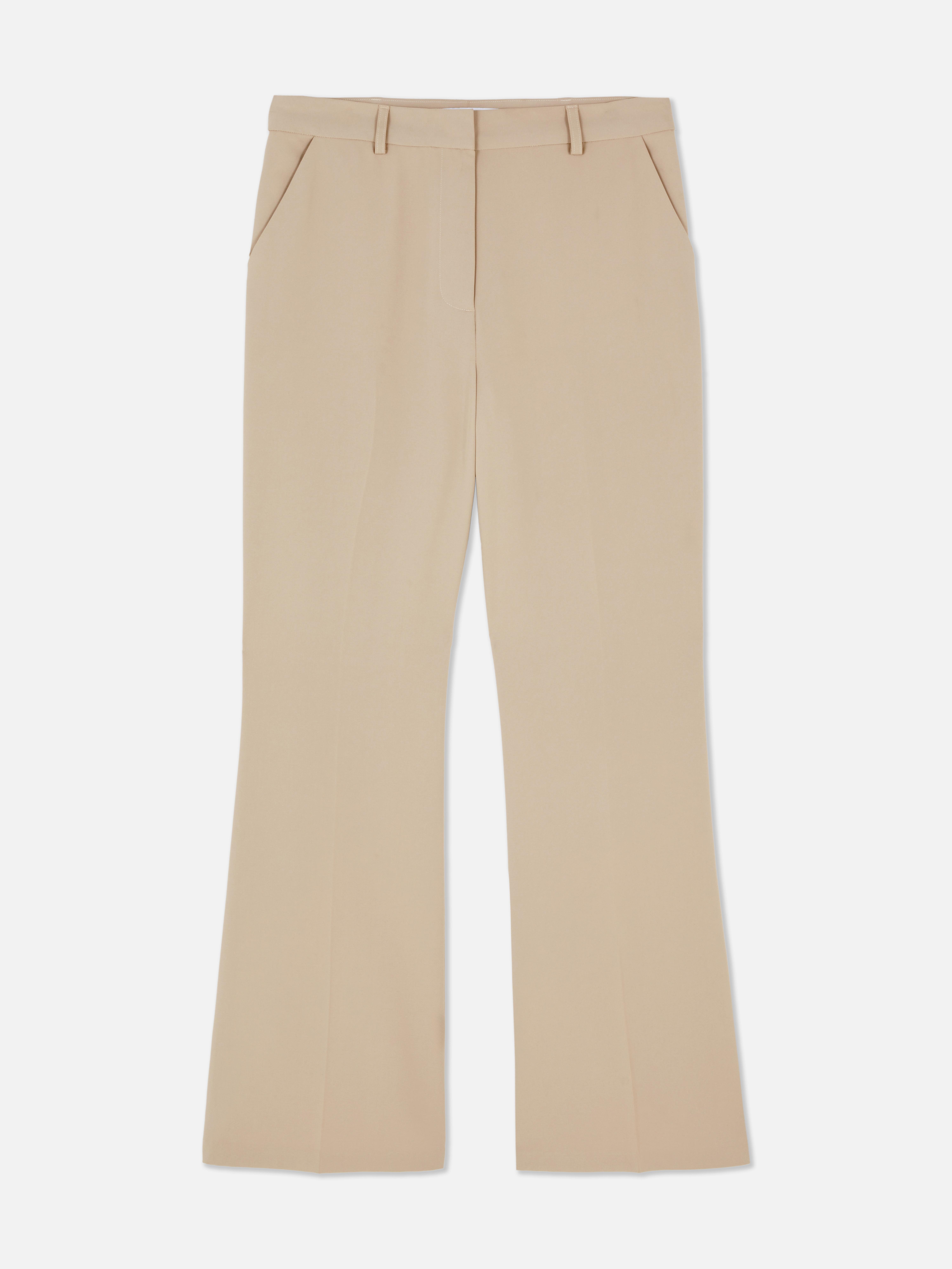 Mid Rise Tailored Trousers