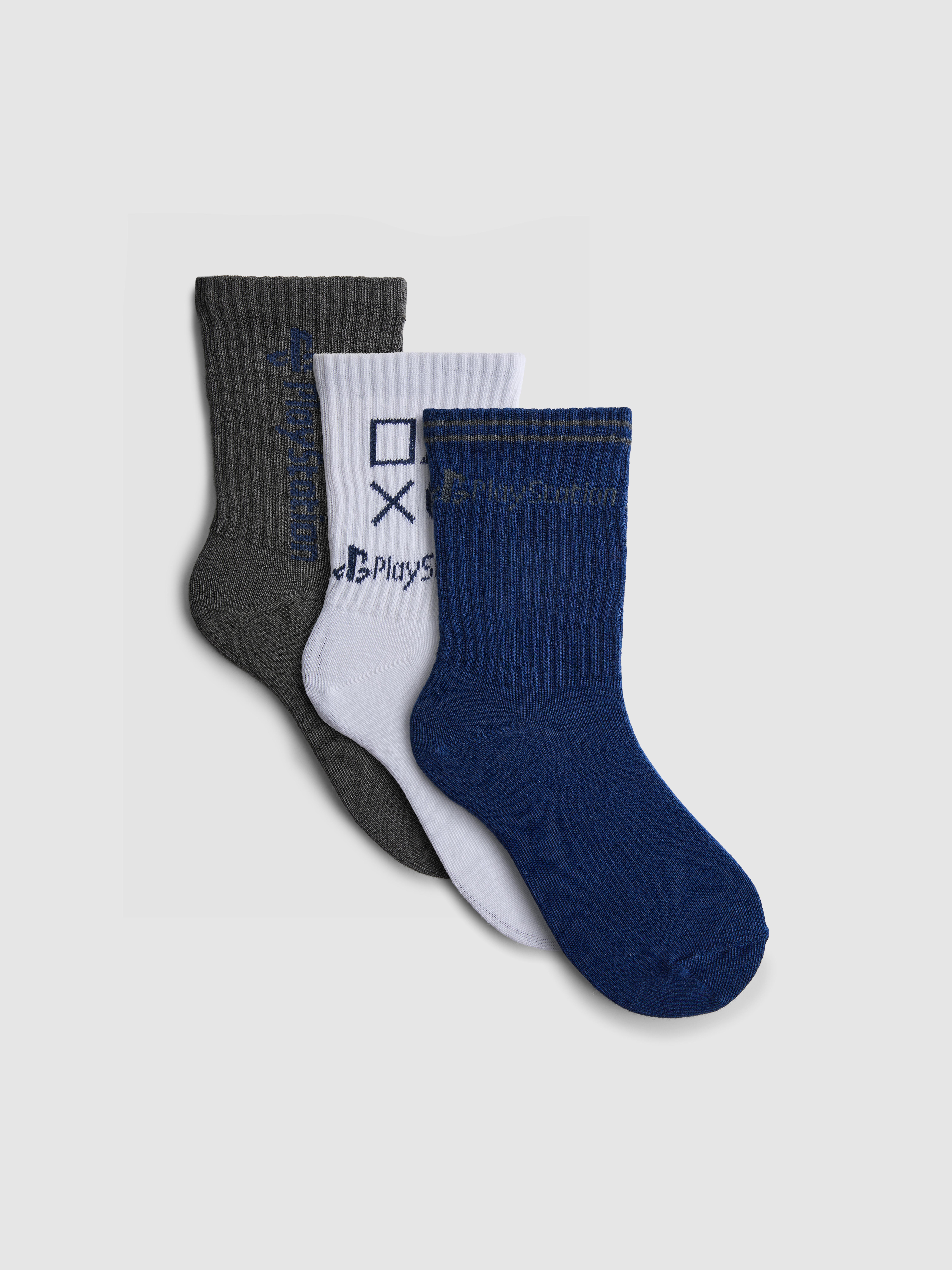 3pk PlayStation Ankle Socks