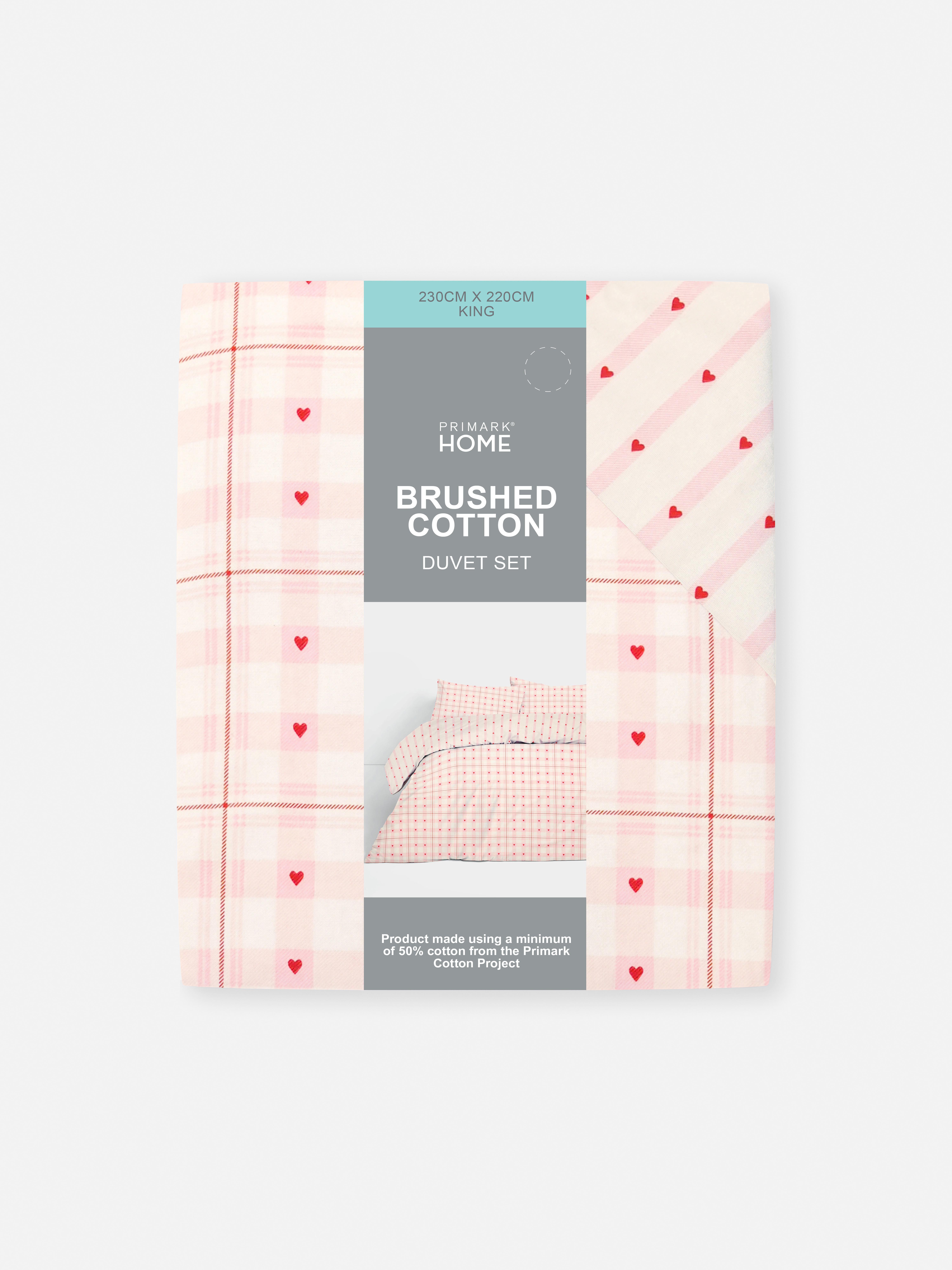 Tartan Heart King Duvet Cover Set