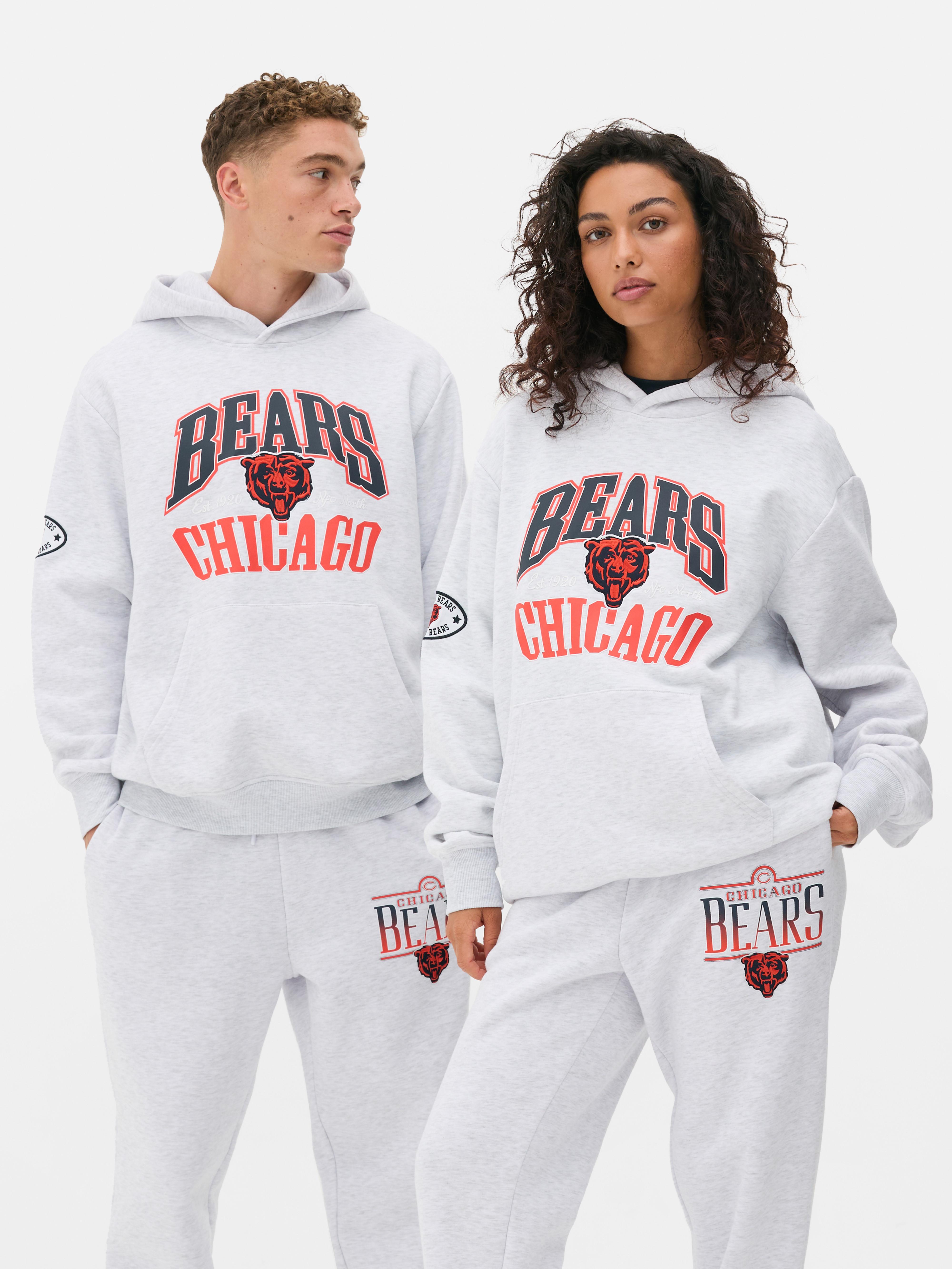 Women's Gray Heather NFL Chicago Bears Hoodie | Primark