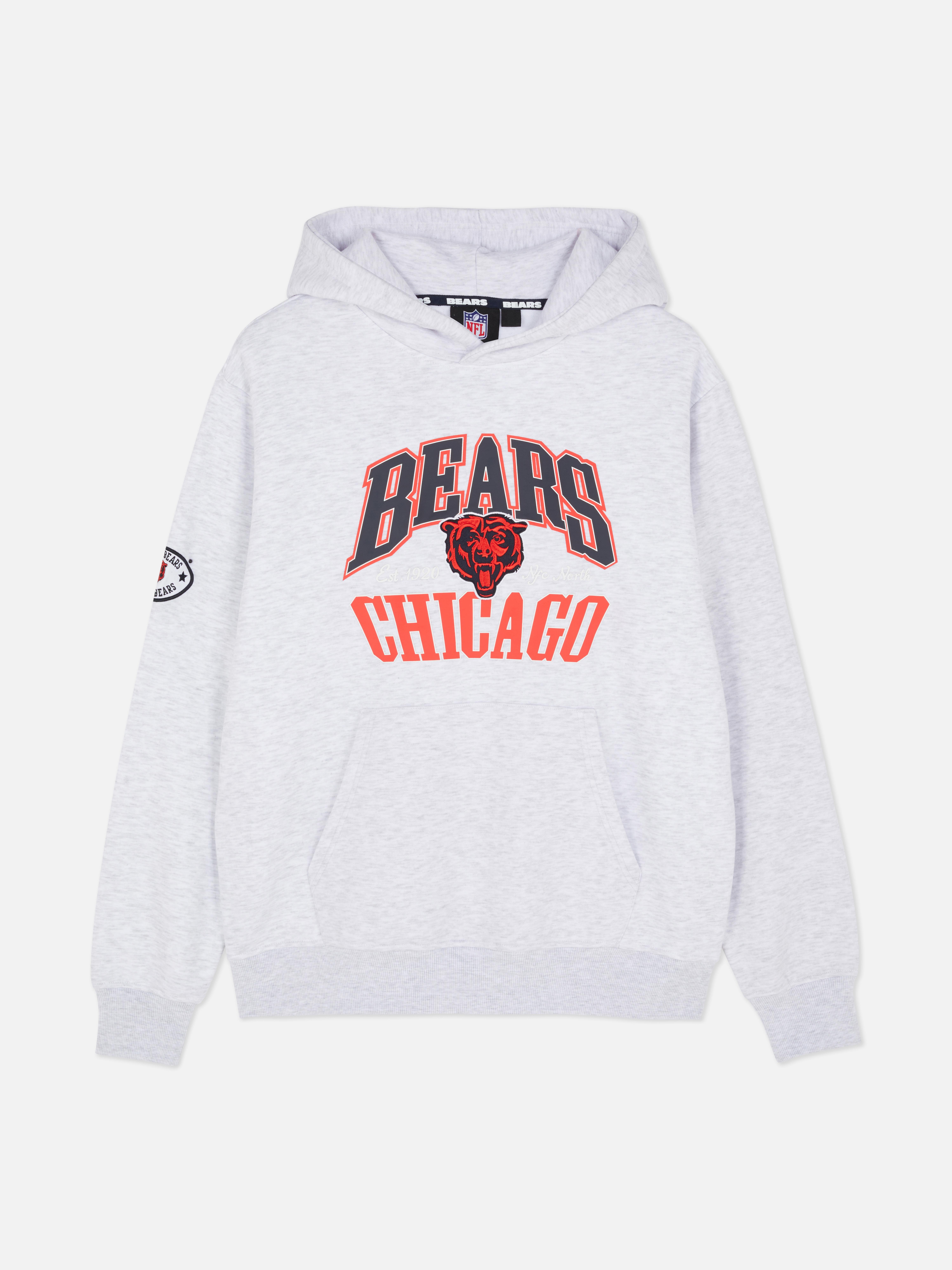 Women's Gray Heather NFL Chicago Bears Hoodie | Primark