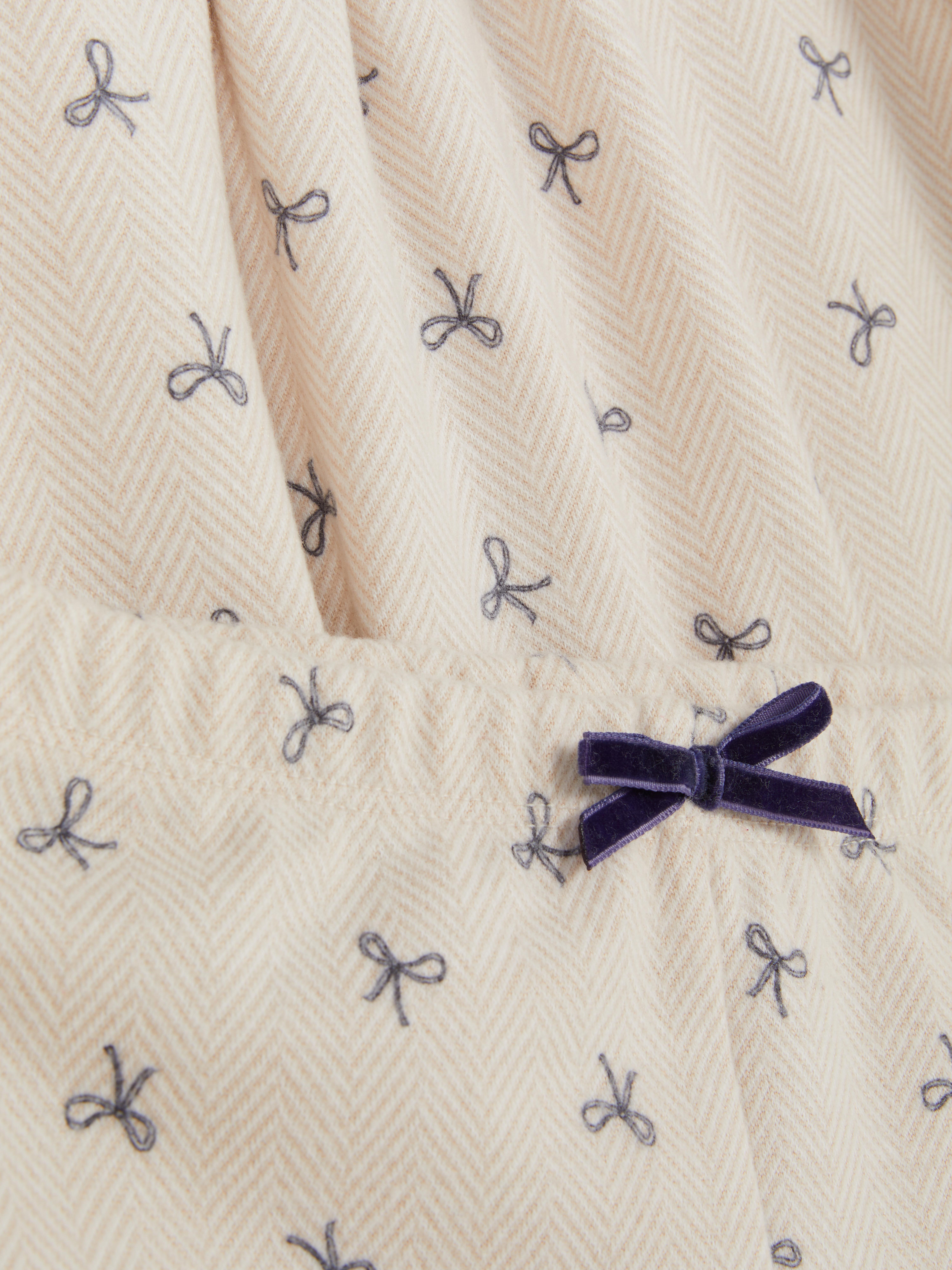 0-36mths | Bow Blouse and Leggings Set