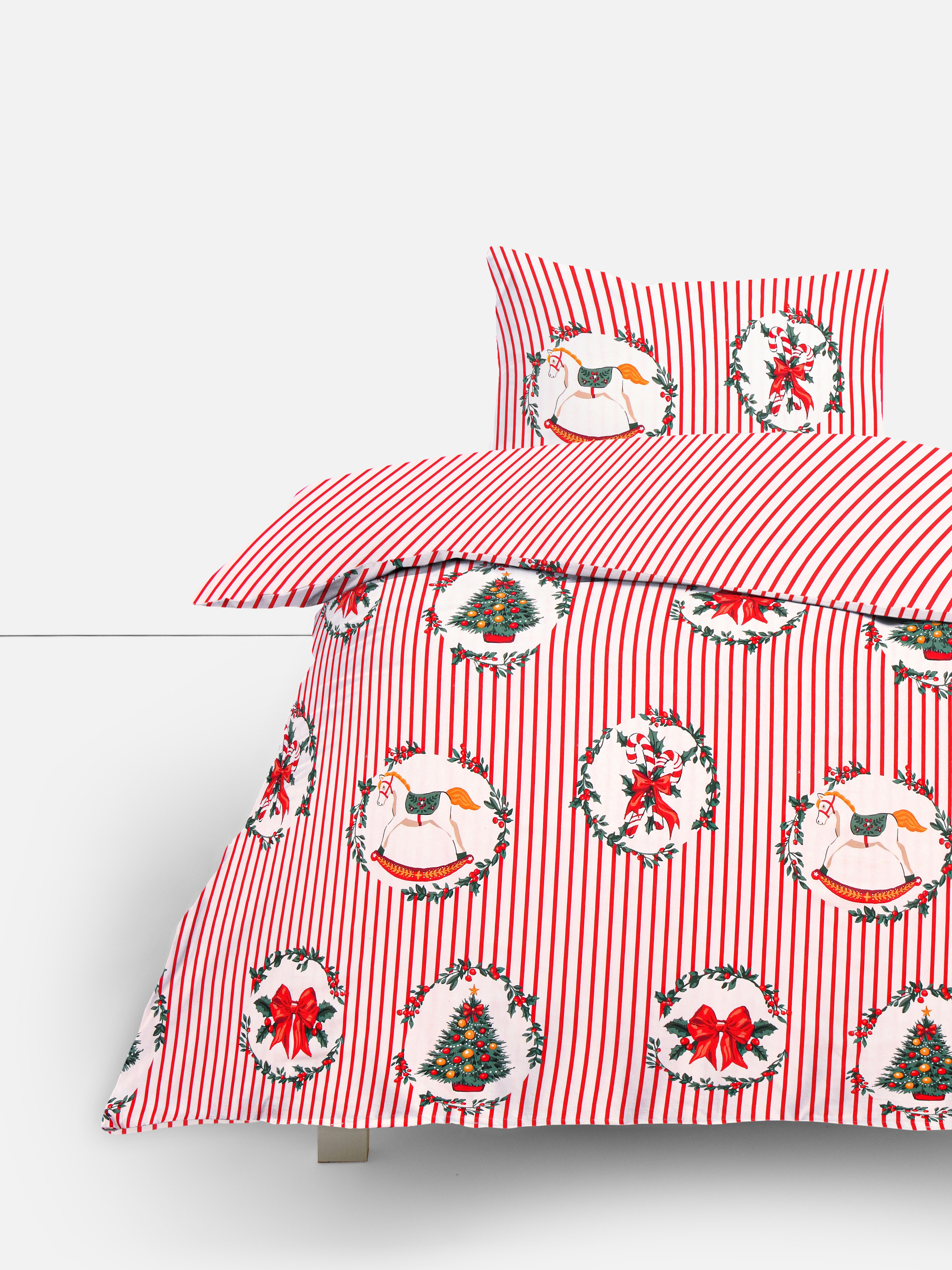 Christmas Postcard Single Duvet Cover Set