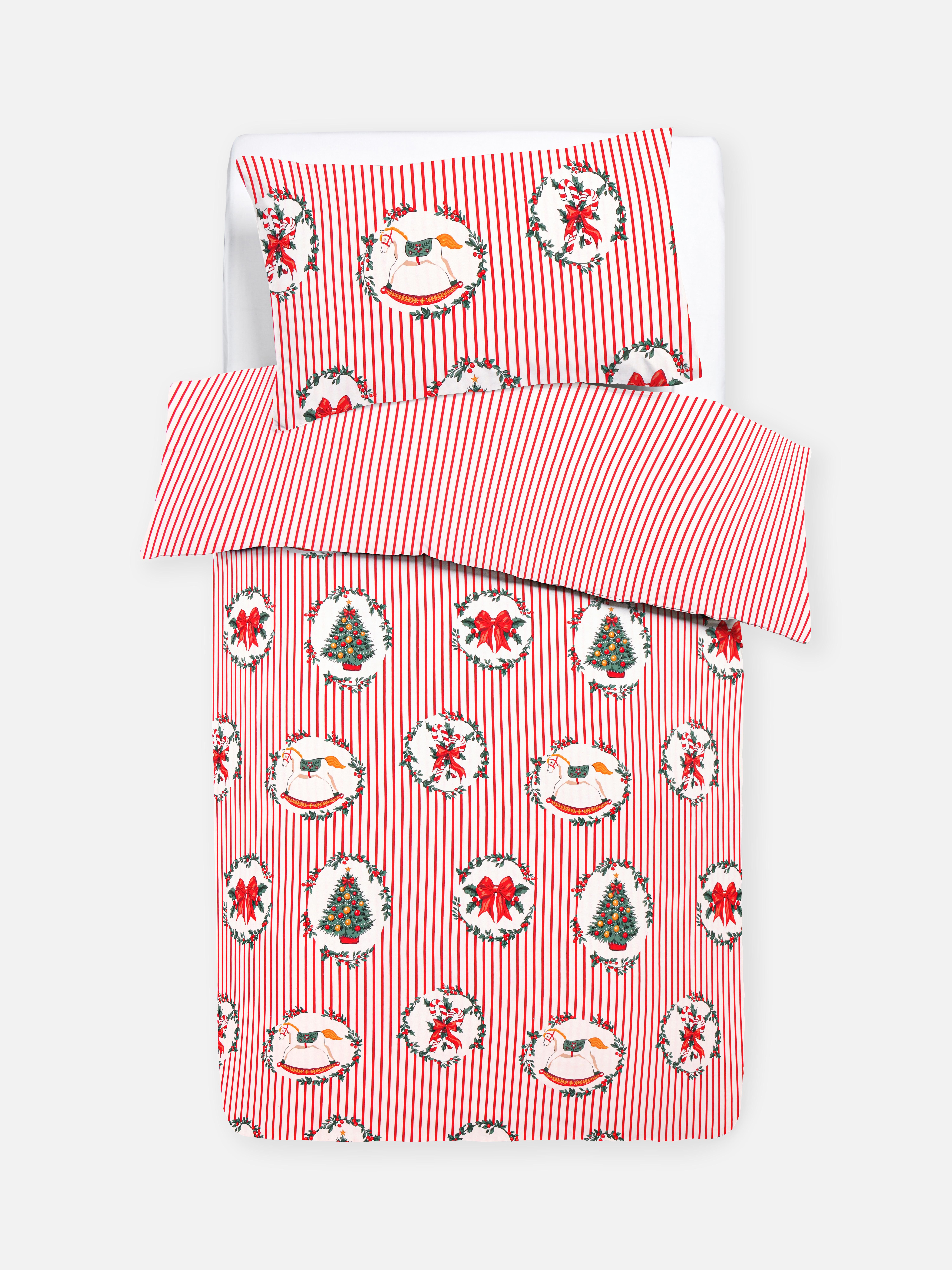 Christmas Postcard Single Duvet Cover Set