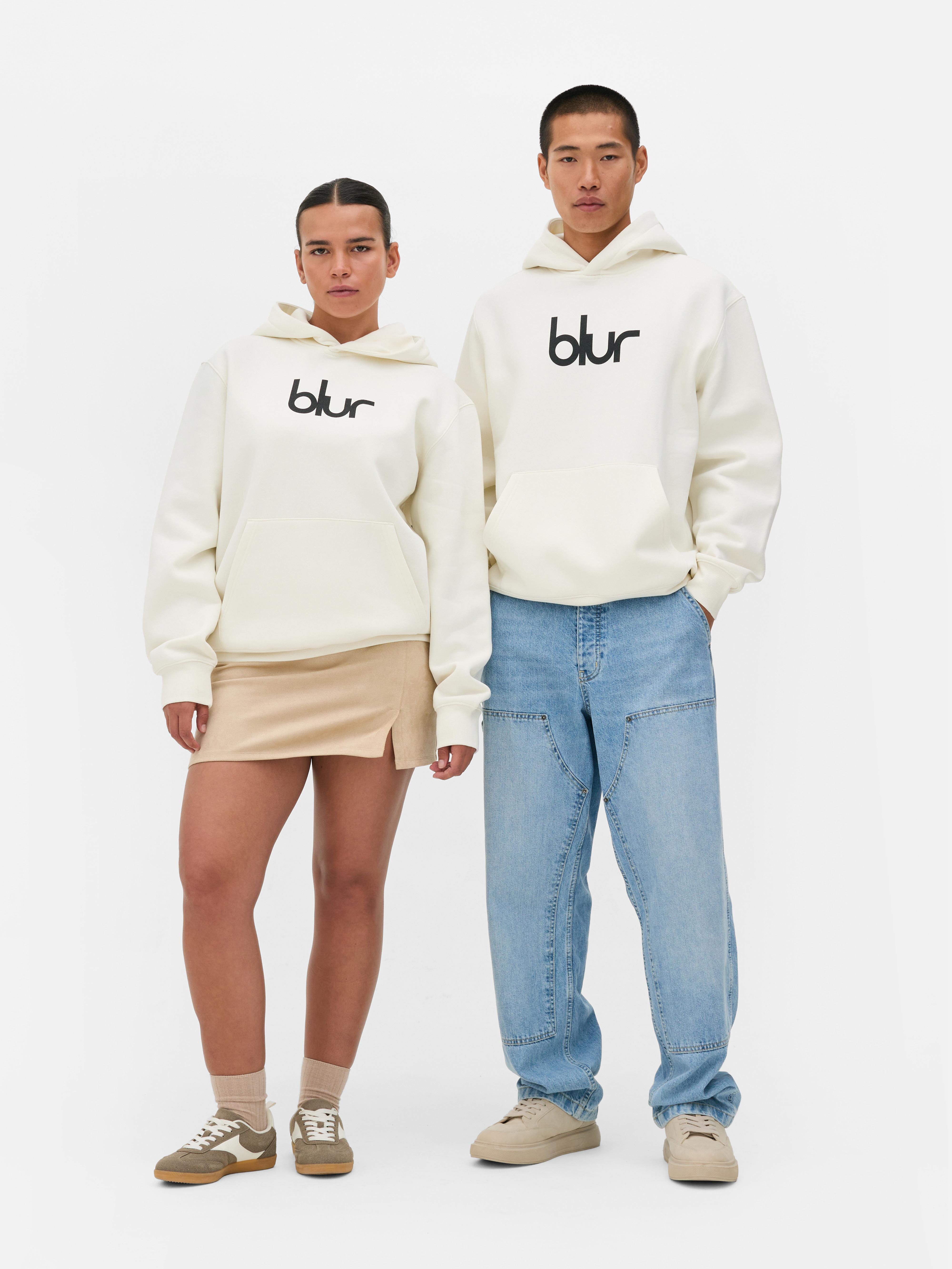 Sweat à capuche et manches longues Blur