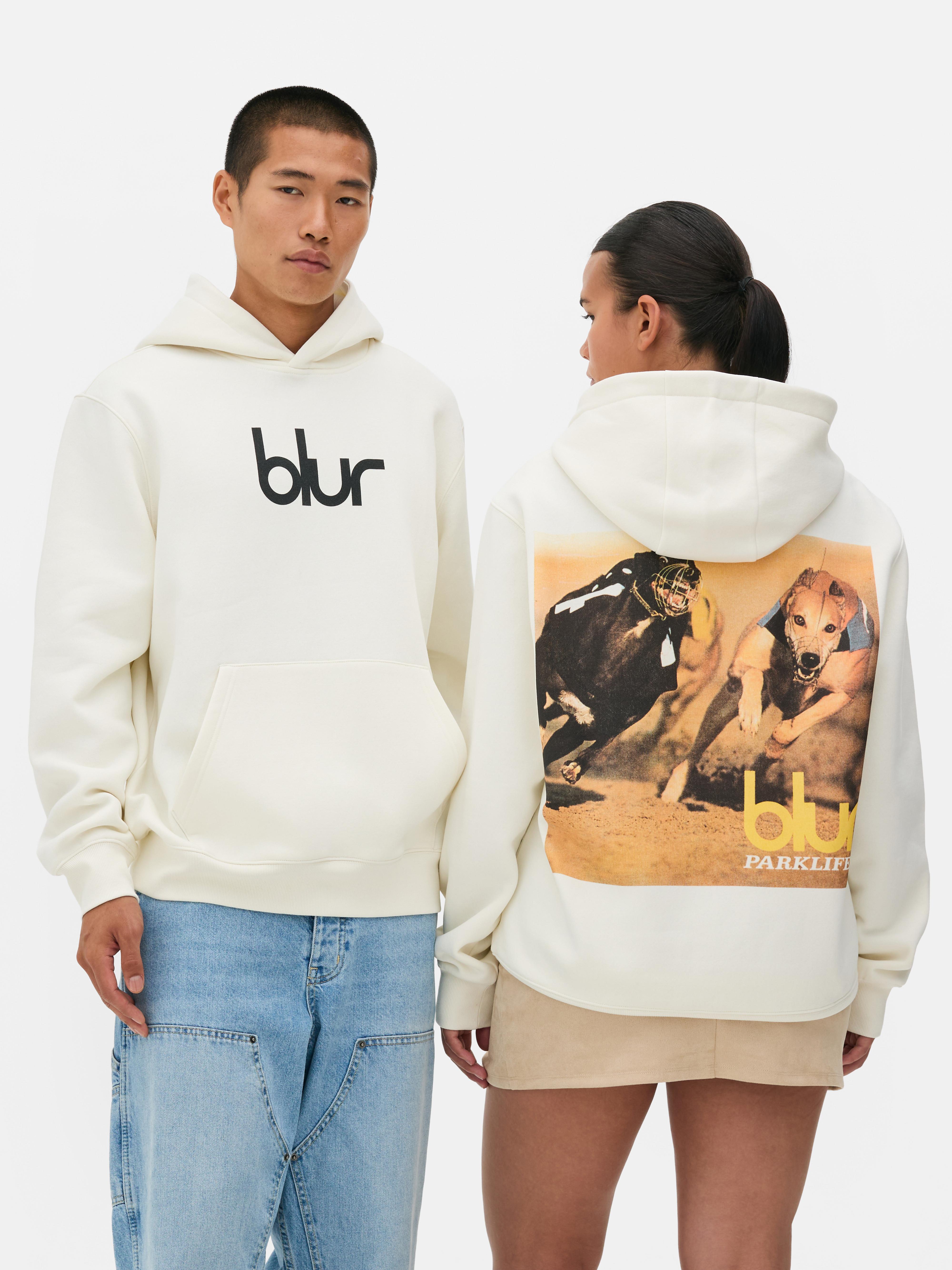 Sweat à capuche et manches longues Blur