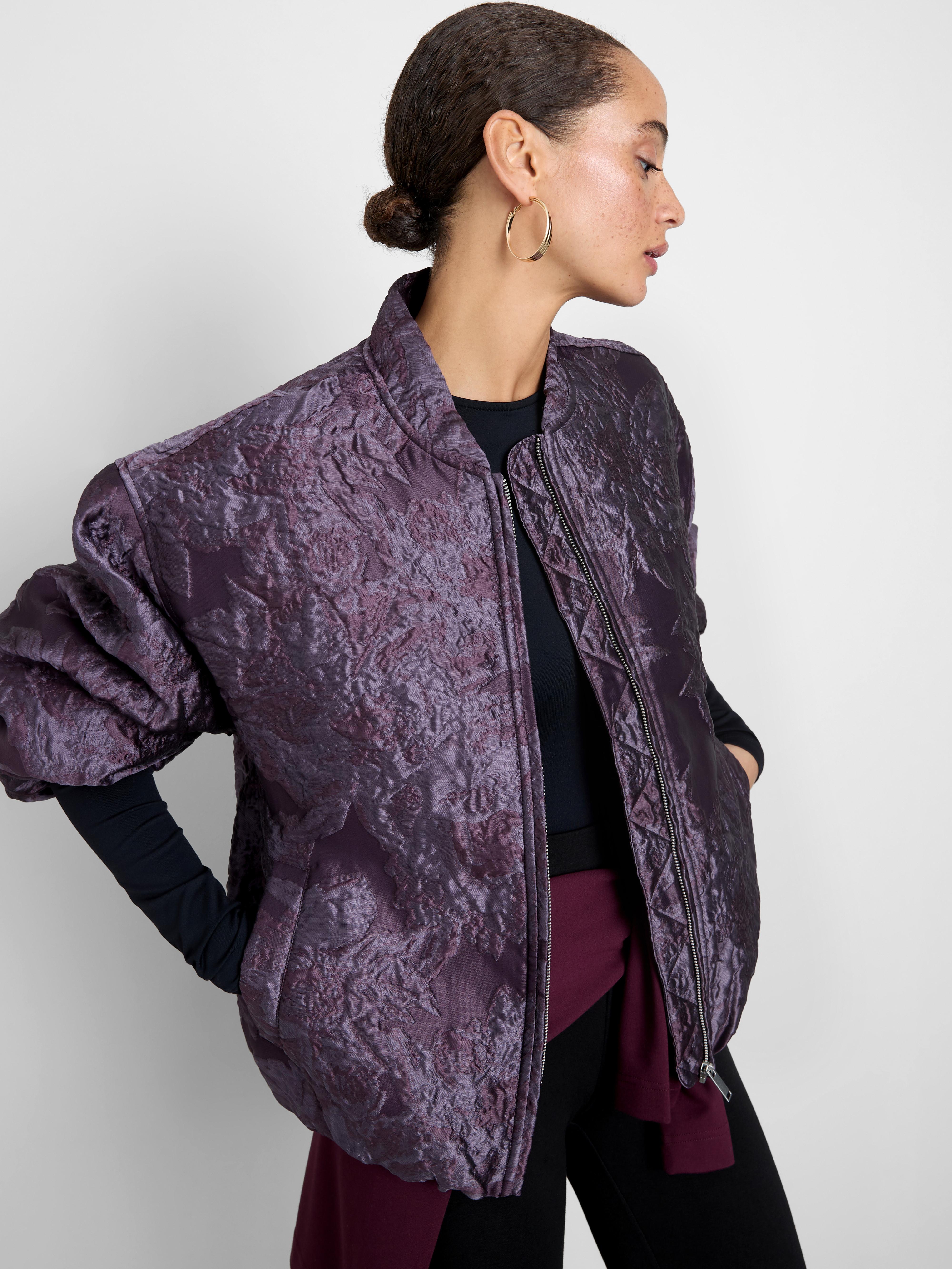 Chaqueta bómber de jacquard