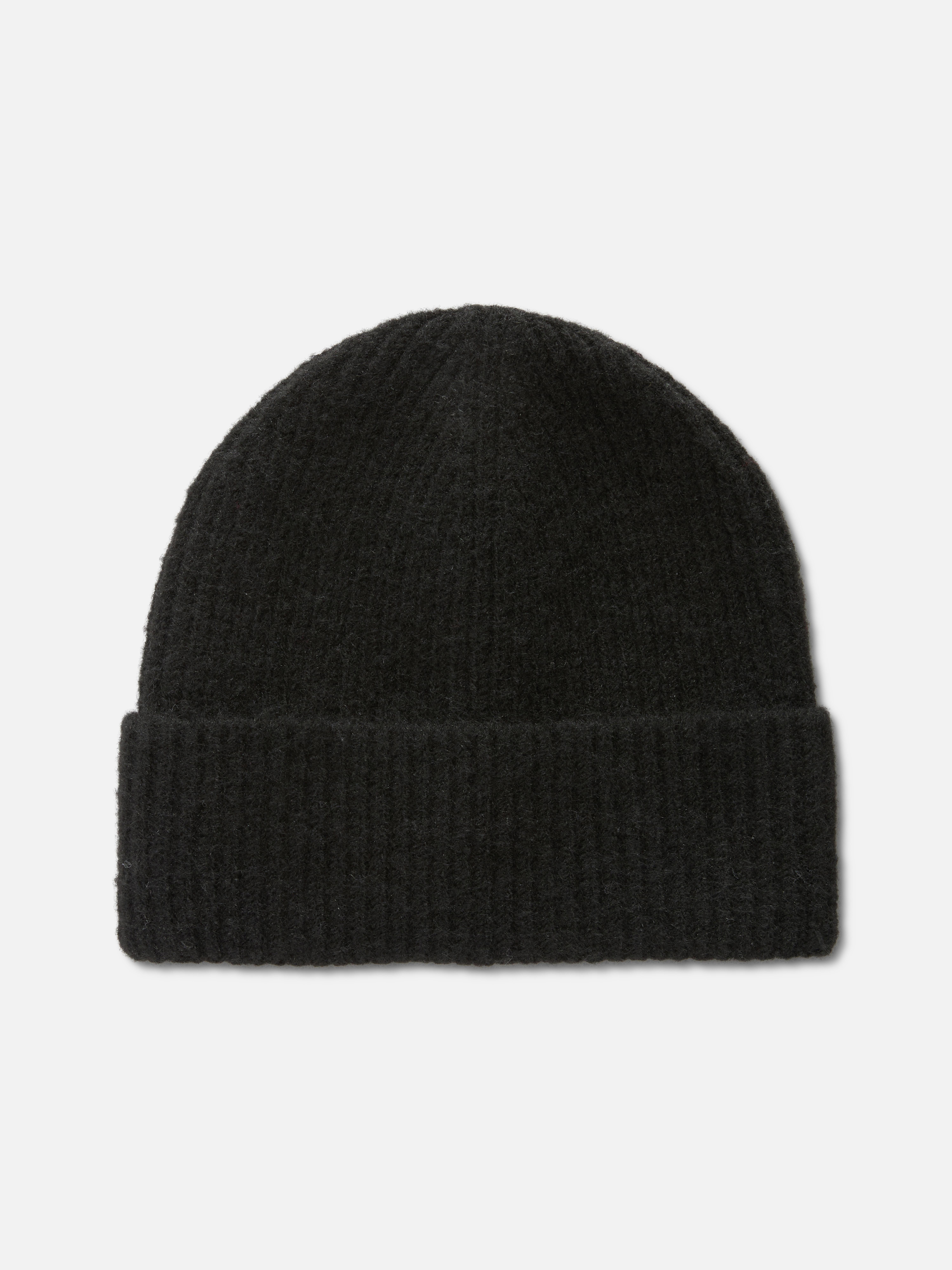 Chunky Turn Up Beanie Black
