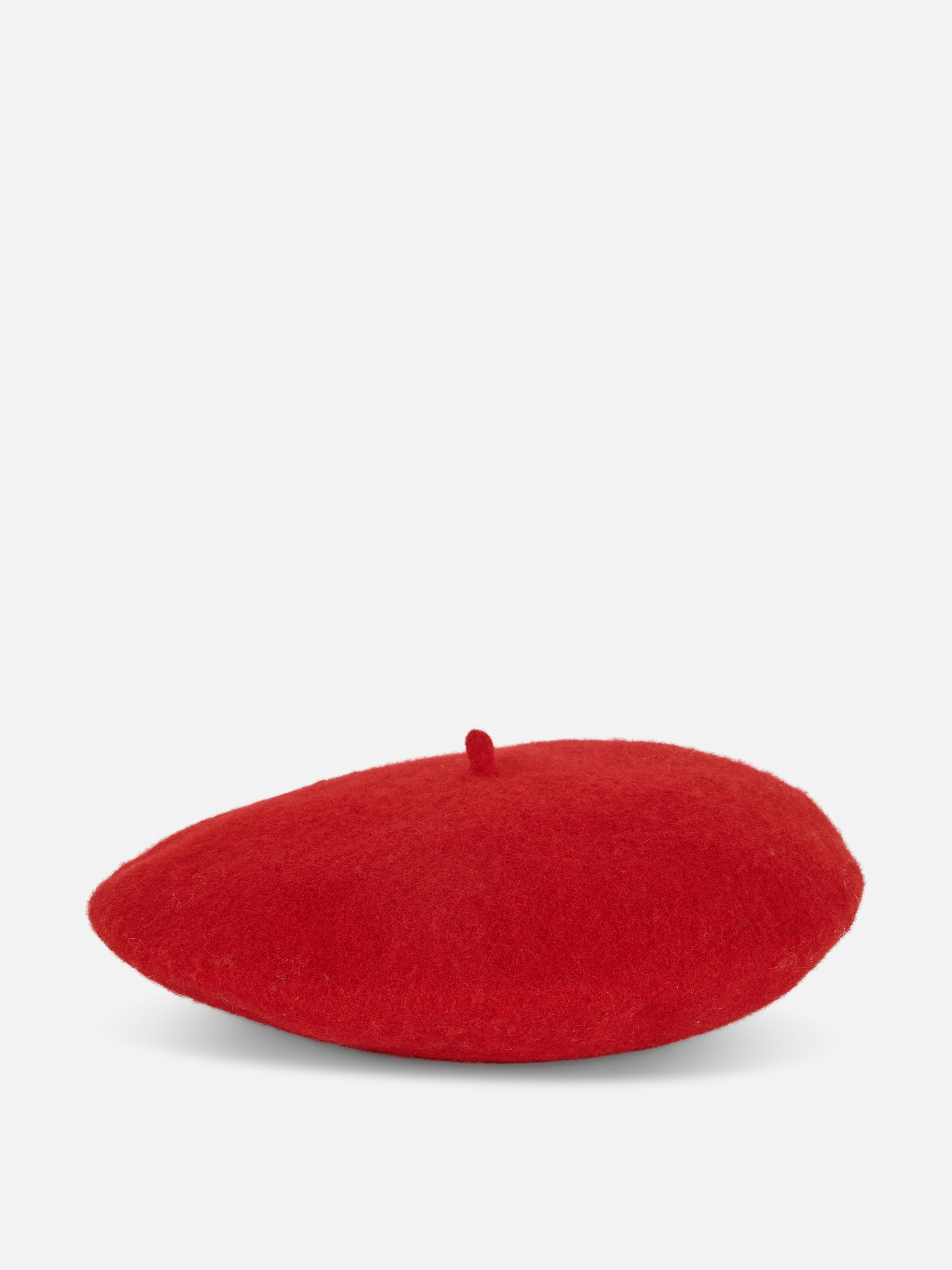 Béret en laine Rouge