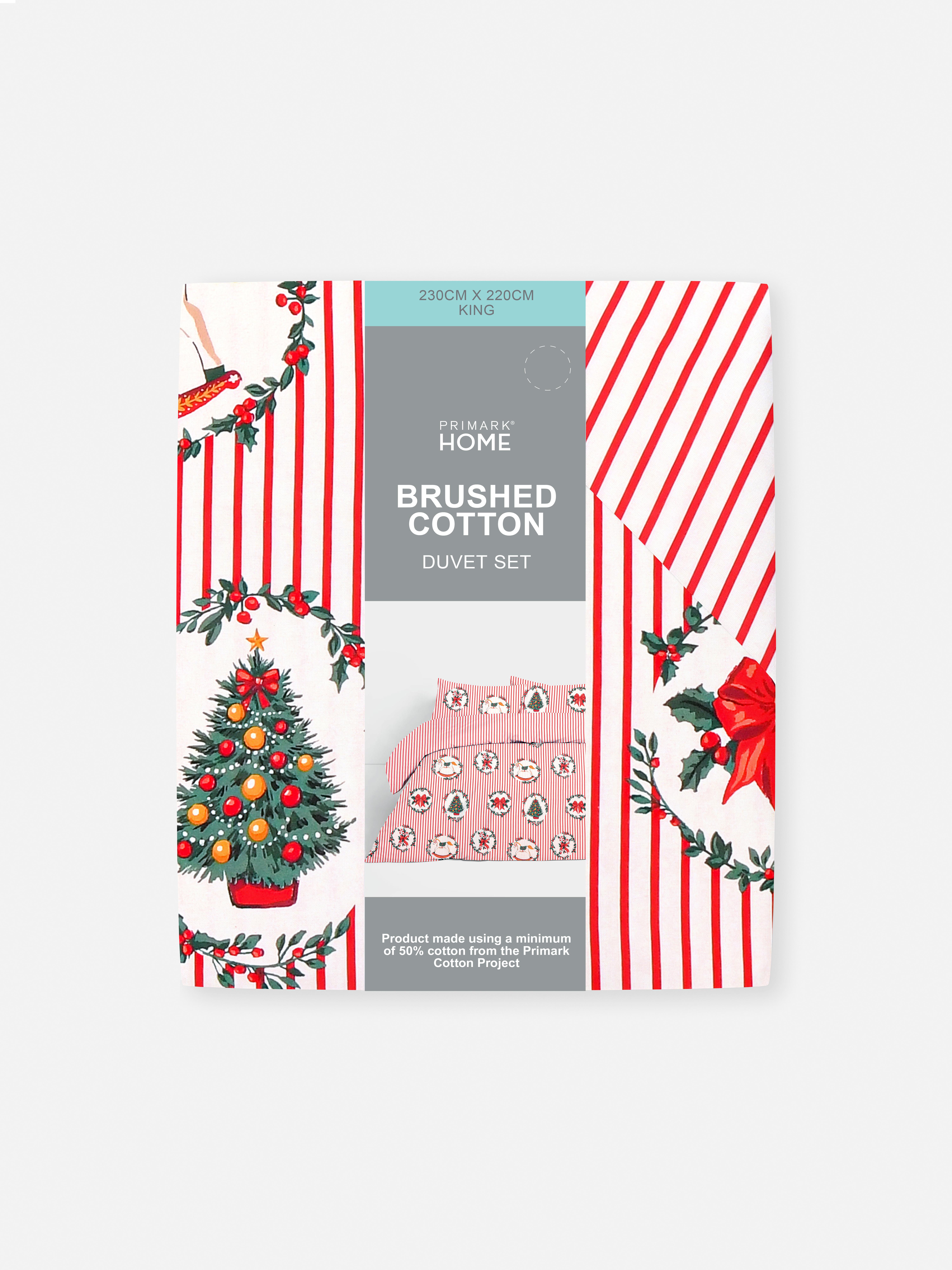 Conj. capa edredão King reversível ícones Natal